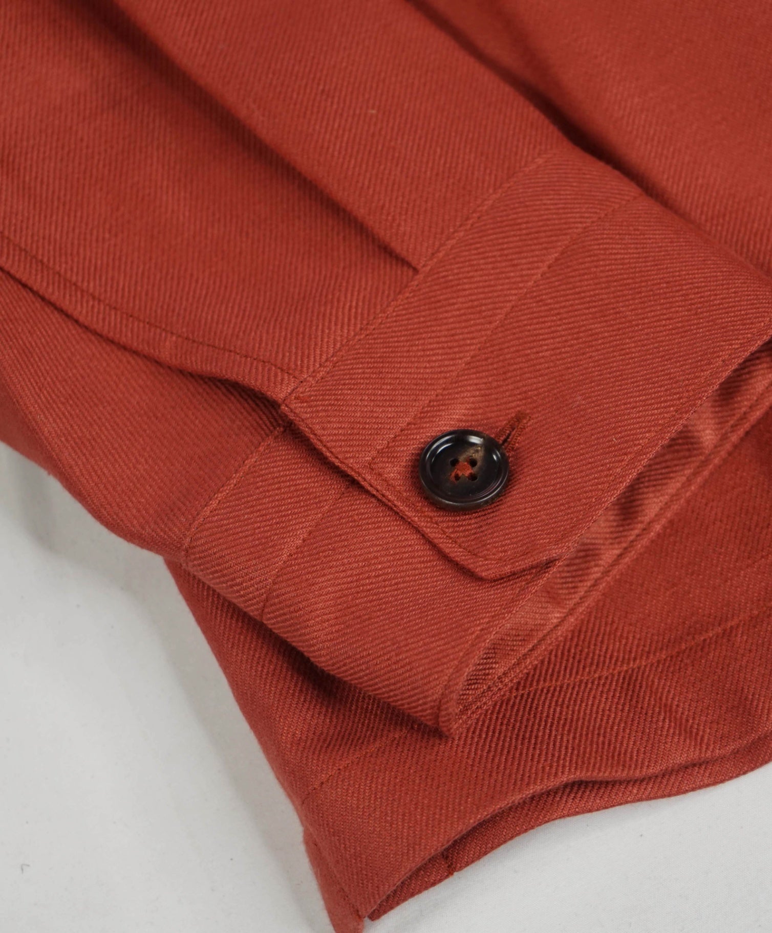 $1,690 ZEGNA - OASI Red Linen Over Shirt Chore Jacket -  S