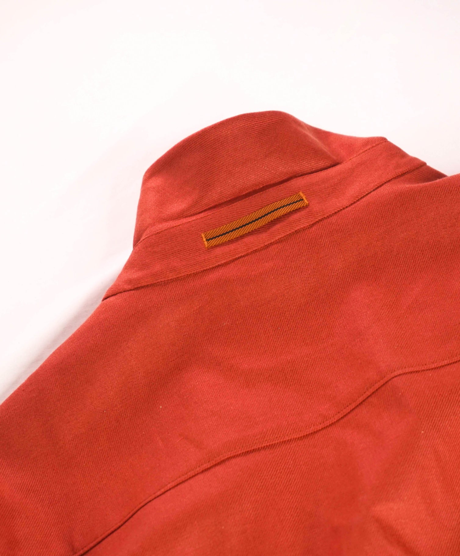 $1,690 ZEGNA - OASI Red Linen Over Shirt Chore Jacket -  S