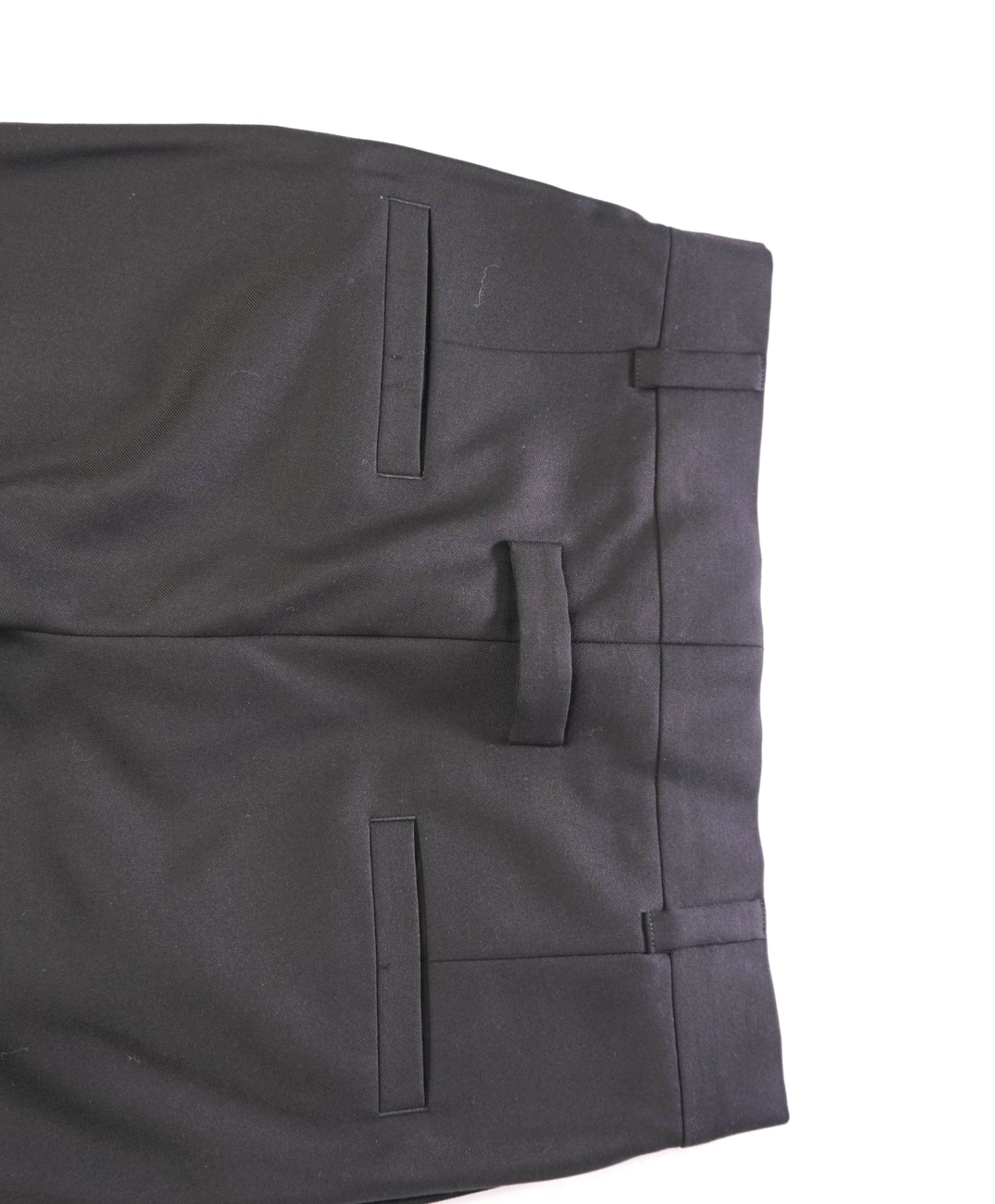 $1,150 ERMENEGILDO ZEGNA x FEAR OF GOD - Black Wool Pants  -35W