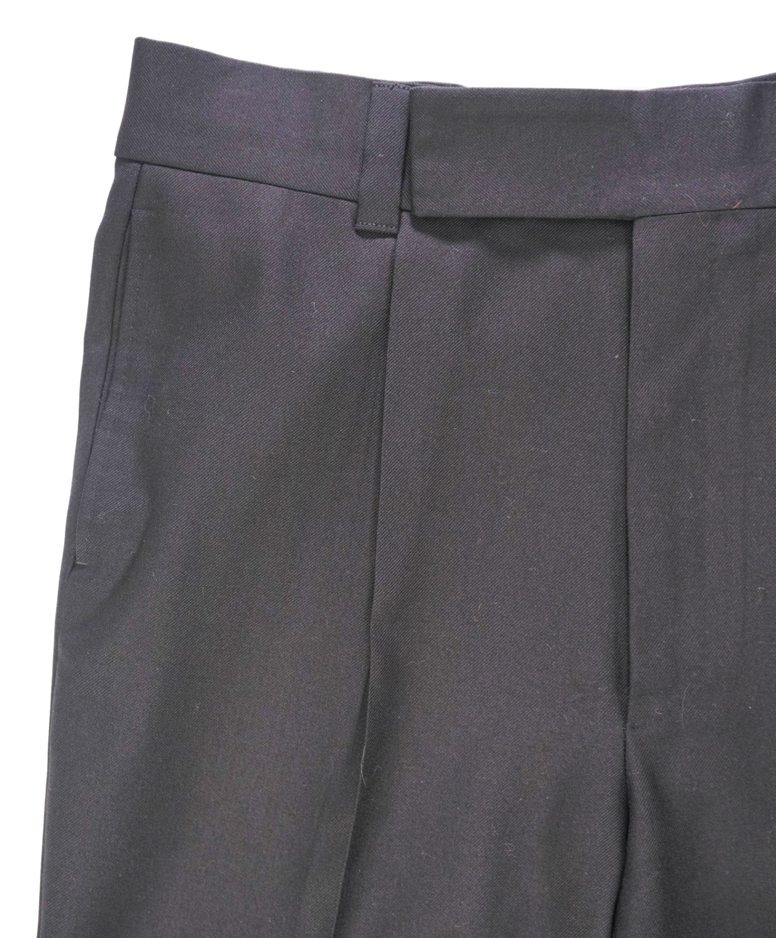 $1,150 ERMENEGILDO ZEGNA x FEAR OF GOD - Black Wool Pants  -35W