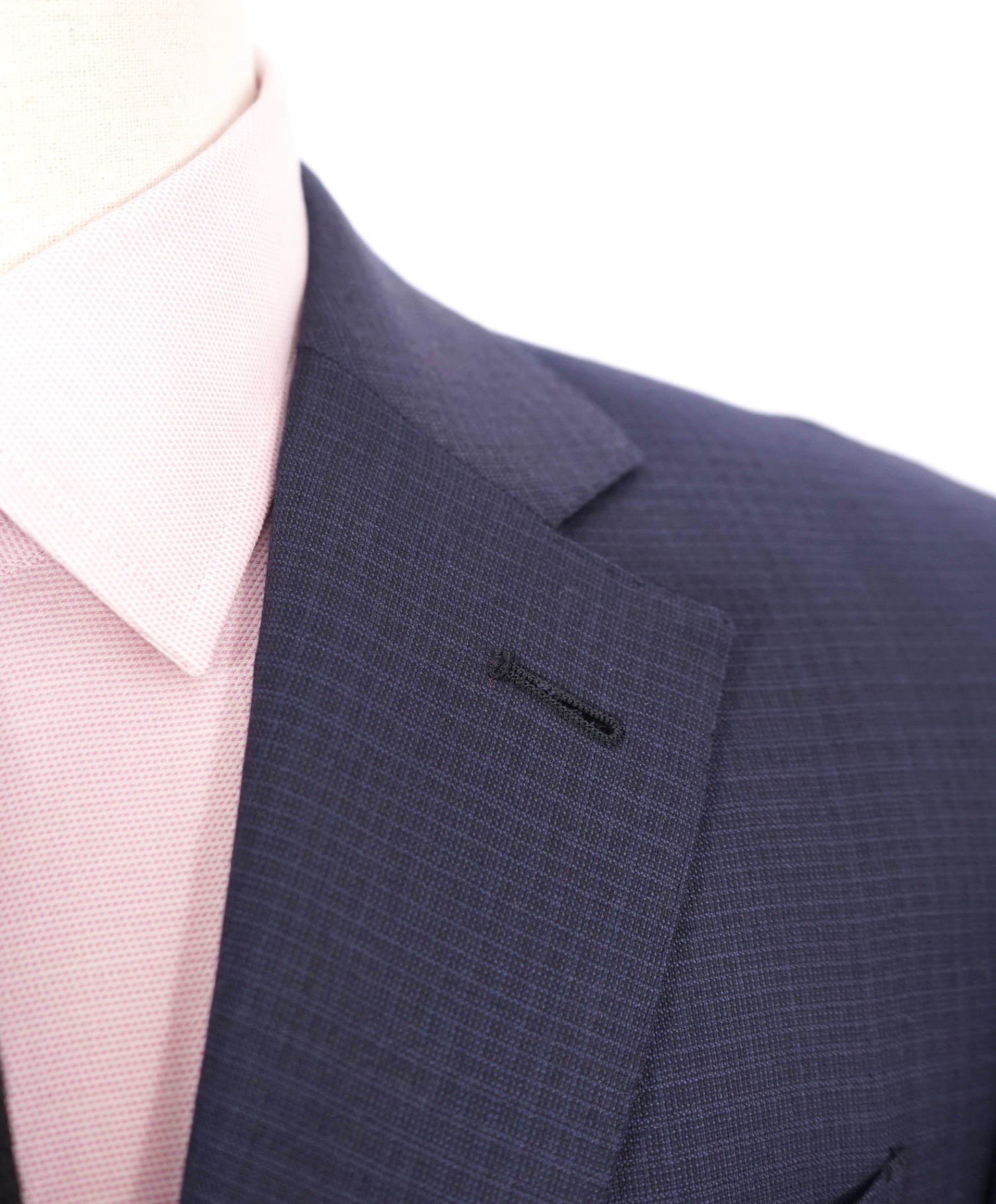 $4,590 ZEGNA - Blue Subtle Check "TROFEO" Wool Suit - 38R US
