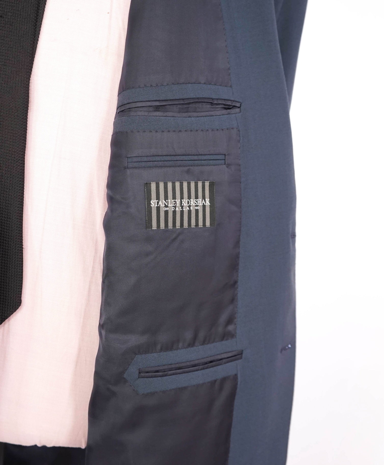$4,495 ZEGNA - Solid Blue Wool "SU MISURA" Custom Suit - 50R US