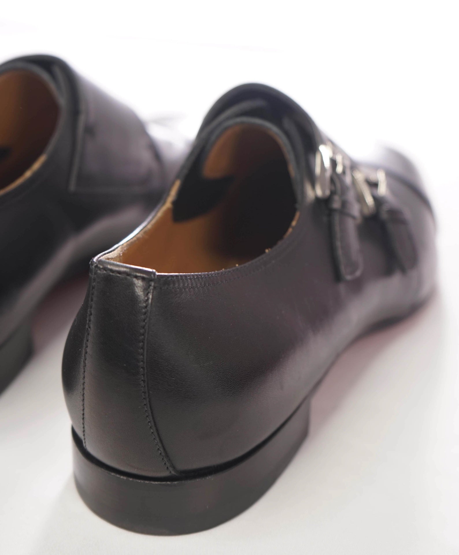 $1,150 CHRISTIAN LOUBOUTIN - *MORTIMER* Black Double Monk Loafers US 10.5 (43.5EU)