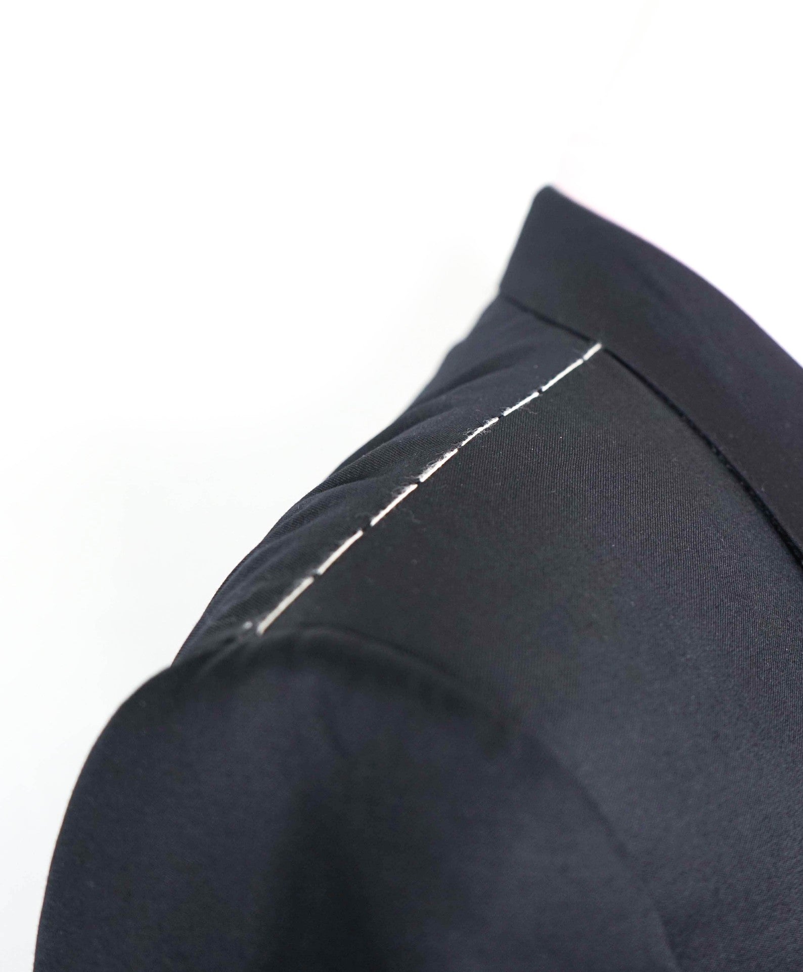 $3,395 ZEGNA - Black "MICRONSPHERE" Wool Peak Lapel Tuxedo - 50R US