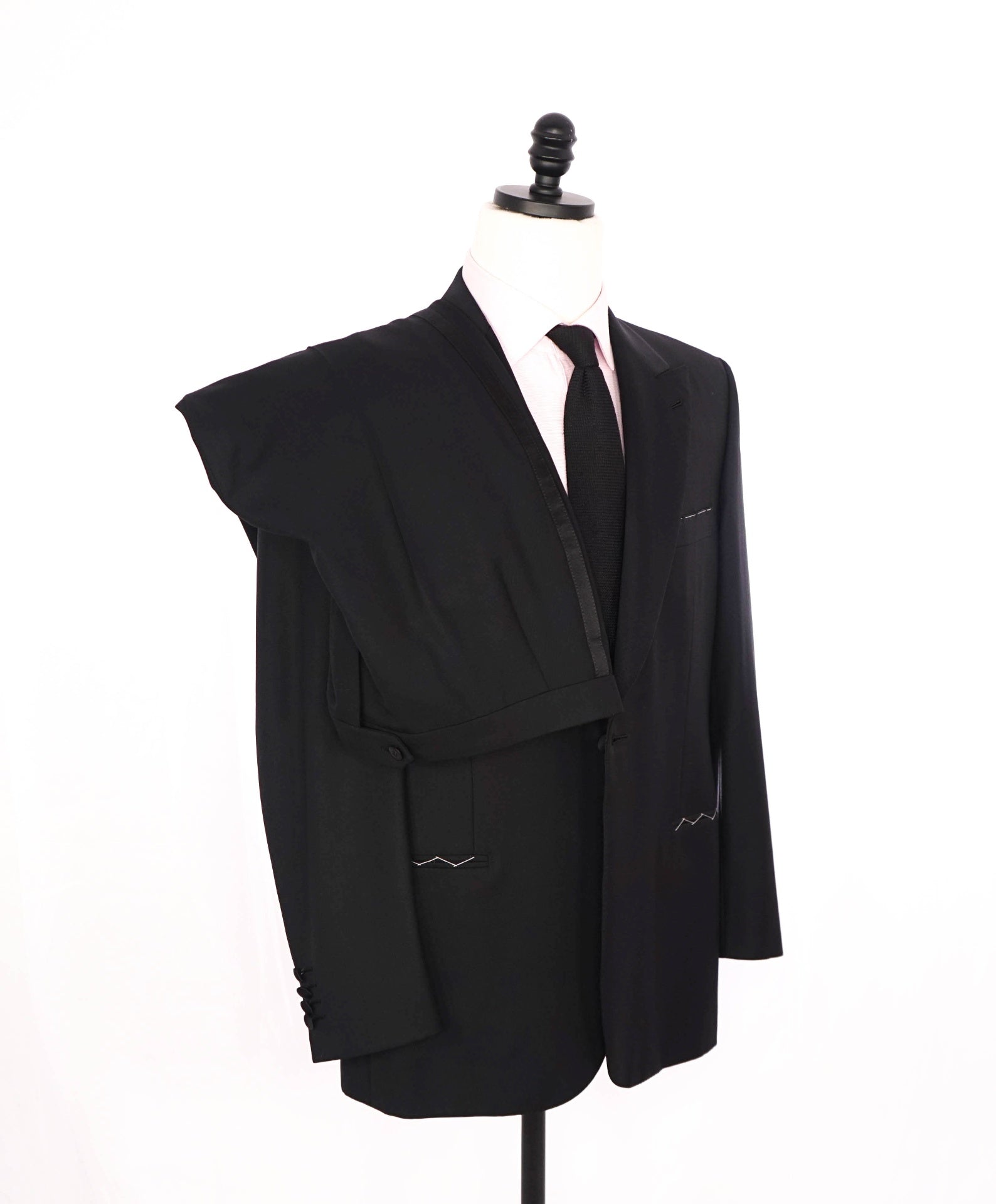 $6,270 BRIONI - Black Wool 