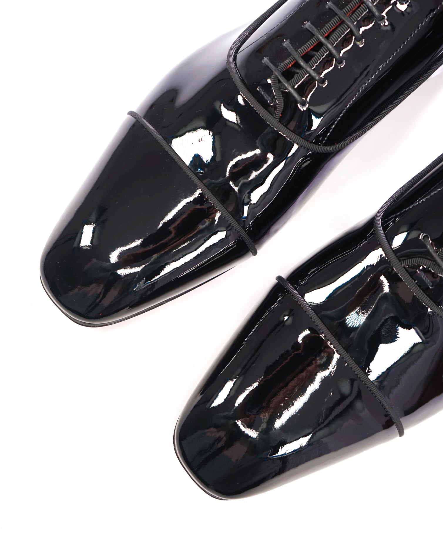 $1,050 Christian Louboutin - Black "Greggy Chick" Oxford - US 12 (45EU)