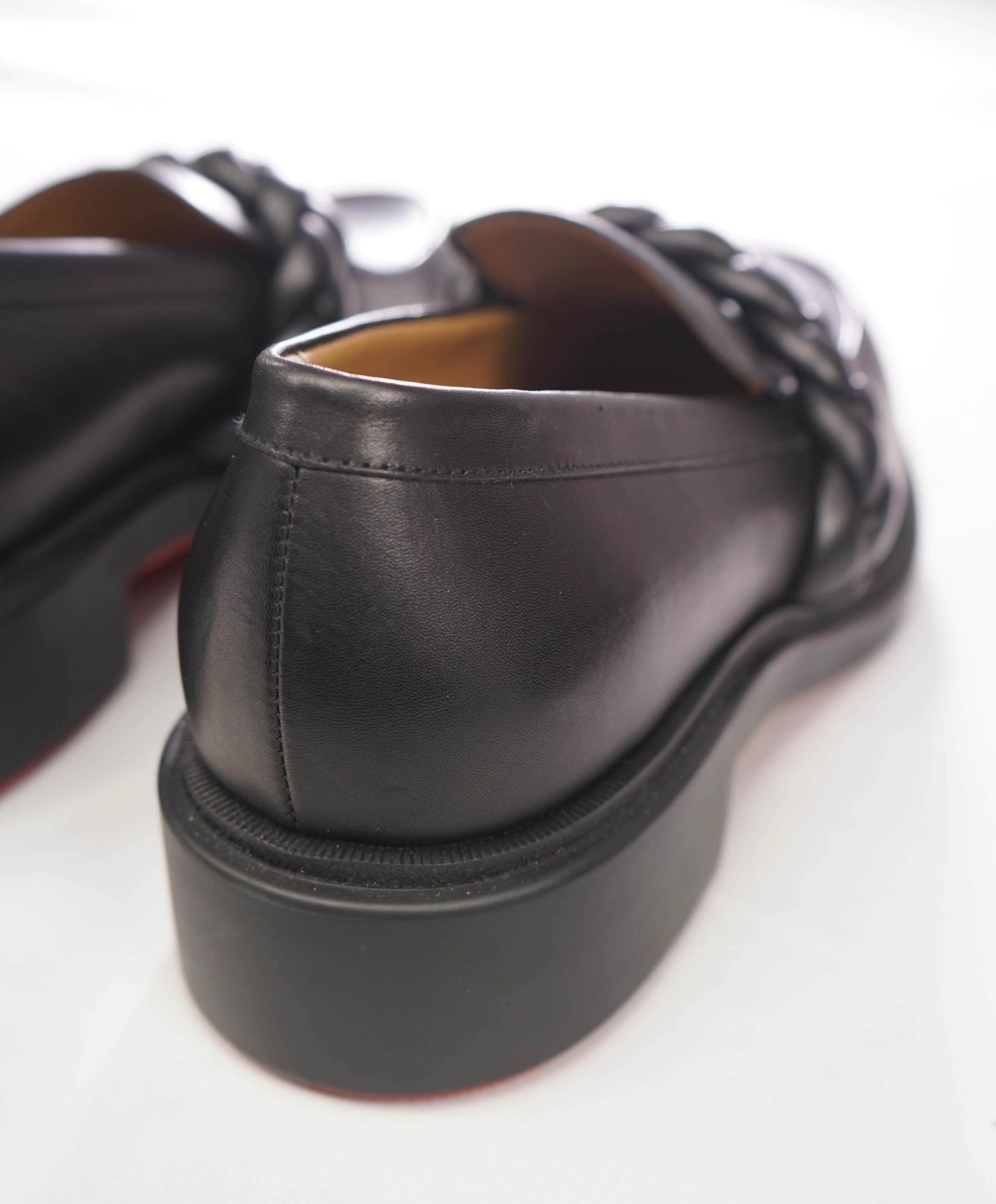 $1,095 Christian Louboutin - "URBINO" Mock Braid Loafers - US 10 (43EU)