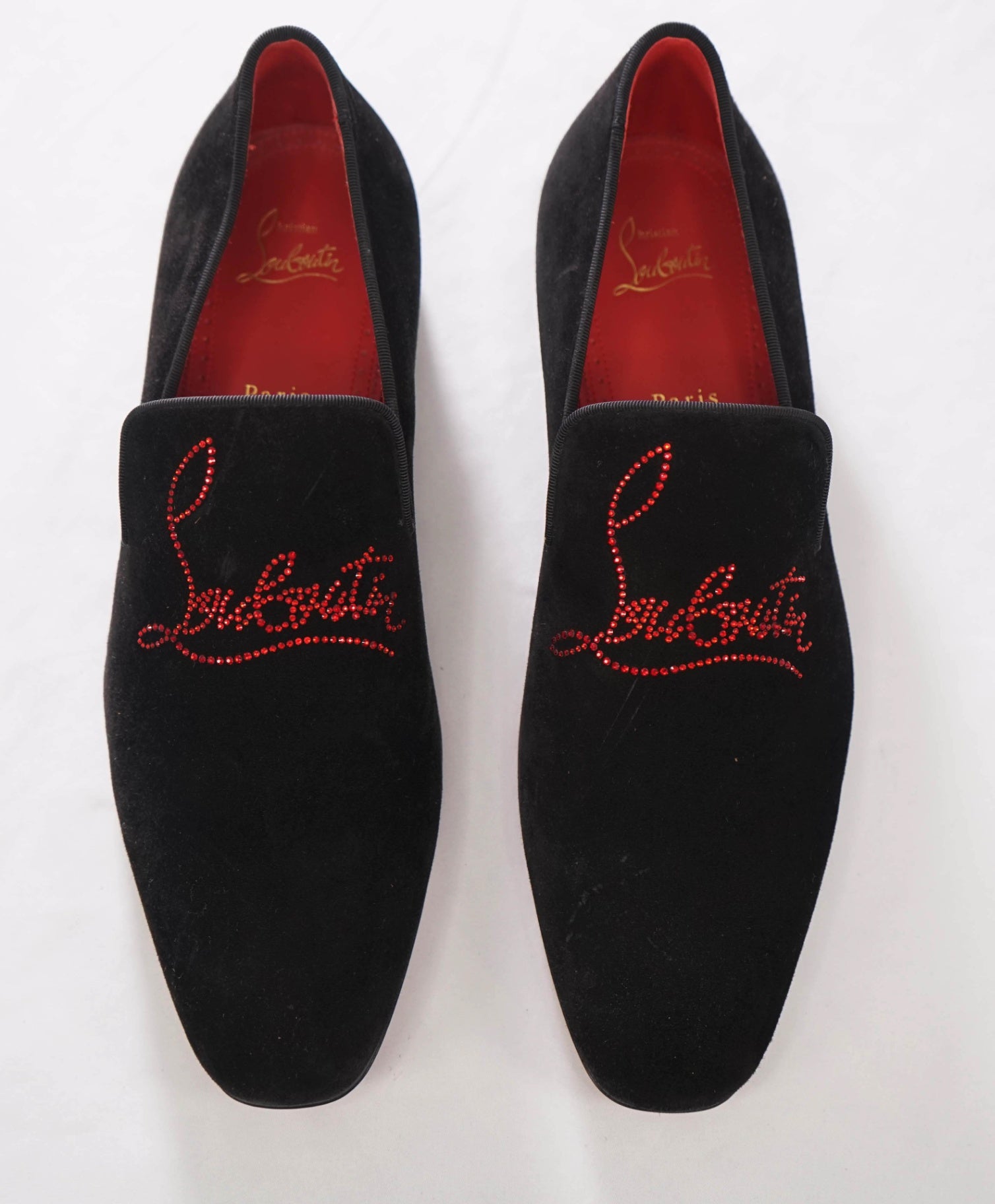 $1,100 CHRISTIAN LOUBOUTIN - *Dandelion Strass* Crystal Loafers - 12.5 (45.5EU)