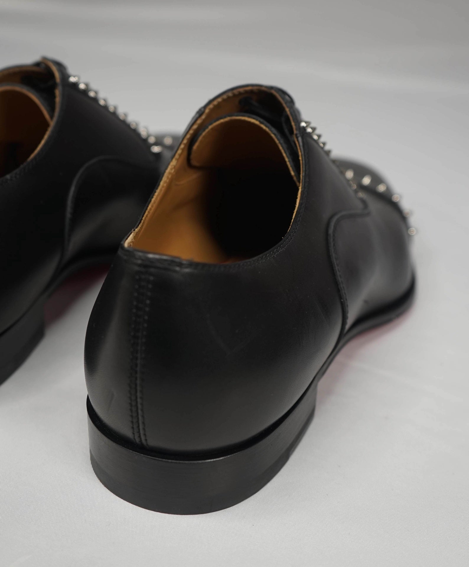 $1,200 CHRISTIAN LOUBOUTIN - *CLOOCLOO* Black Spike Oxfords - US 9 (42EU)