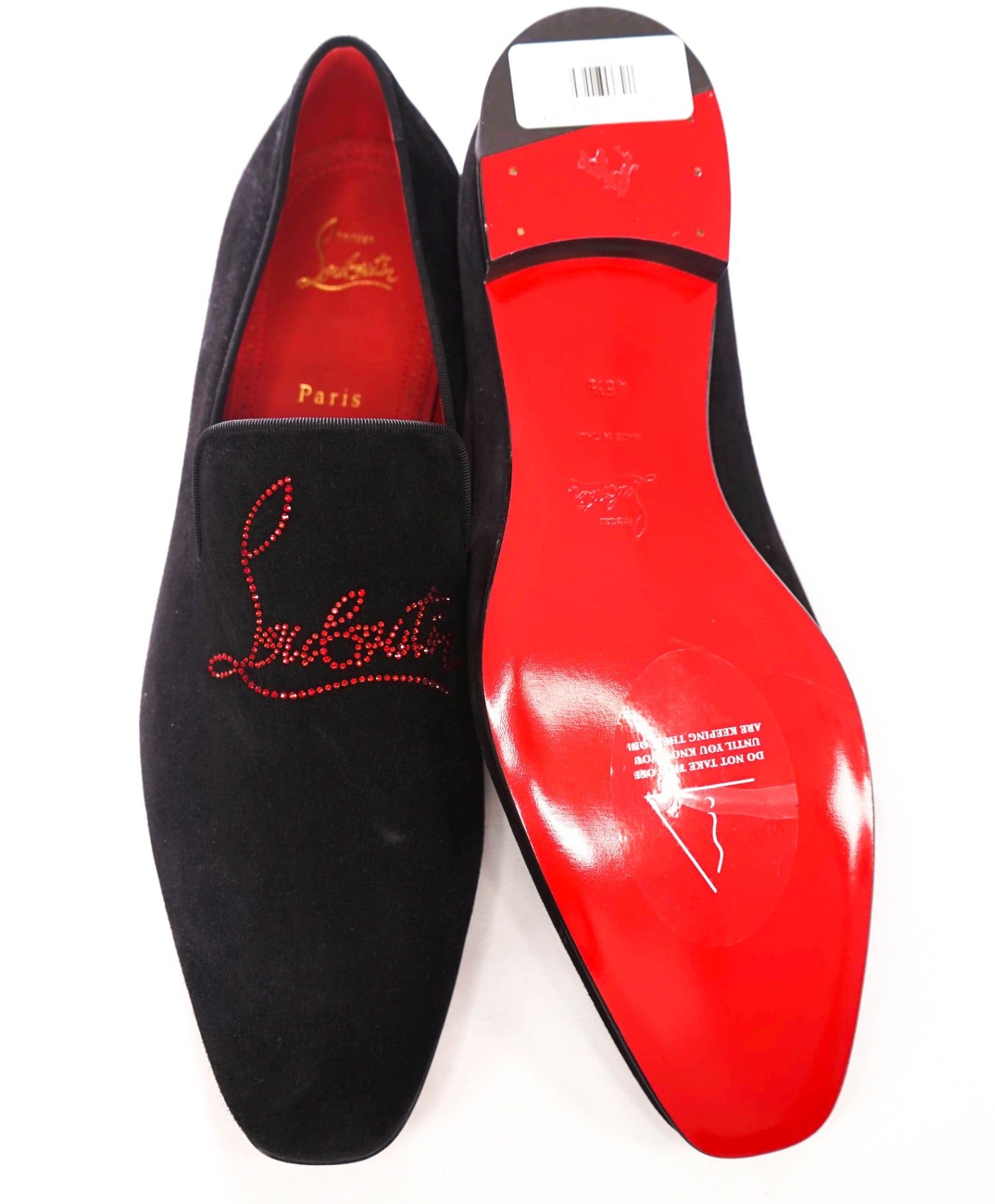 $1,100 CHRISTIAN LOUBOUTIN - *Dandelion Strass* Crystal Loafers - 9 (42EU)