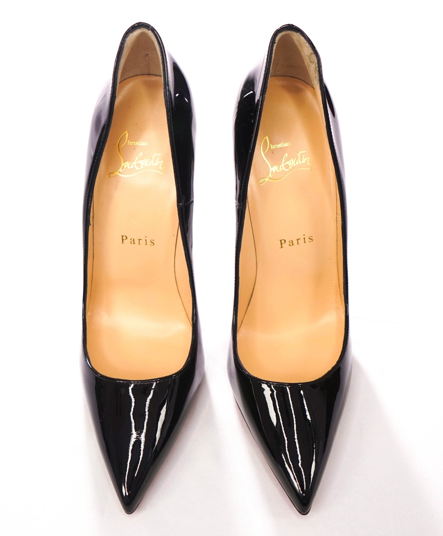 $995 CHRISTIAN LOUBOUTIN - SO KATE Leather 100mm Pumps - US 7.5 (37.5EU)