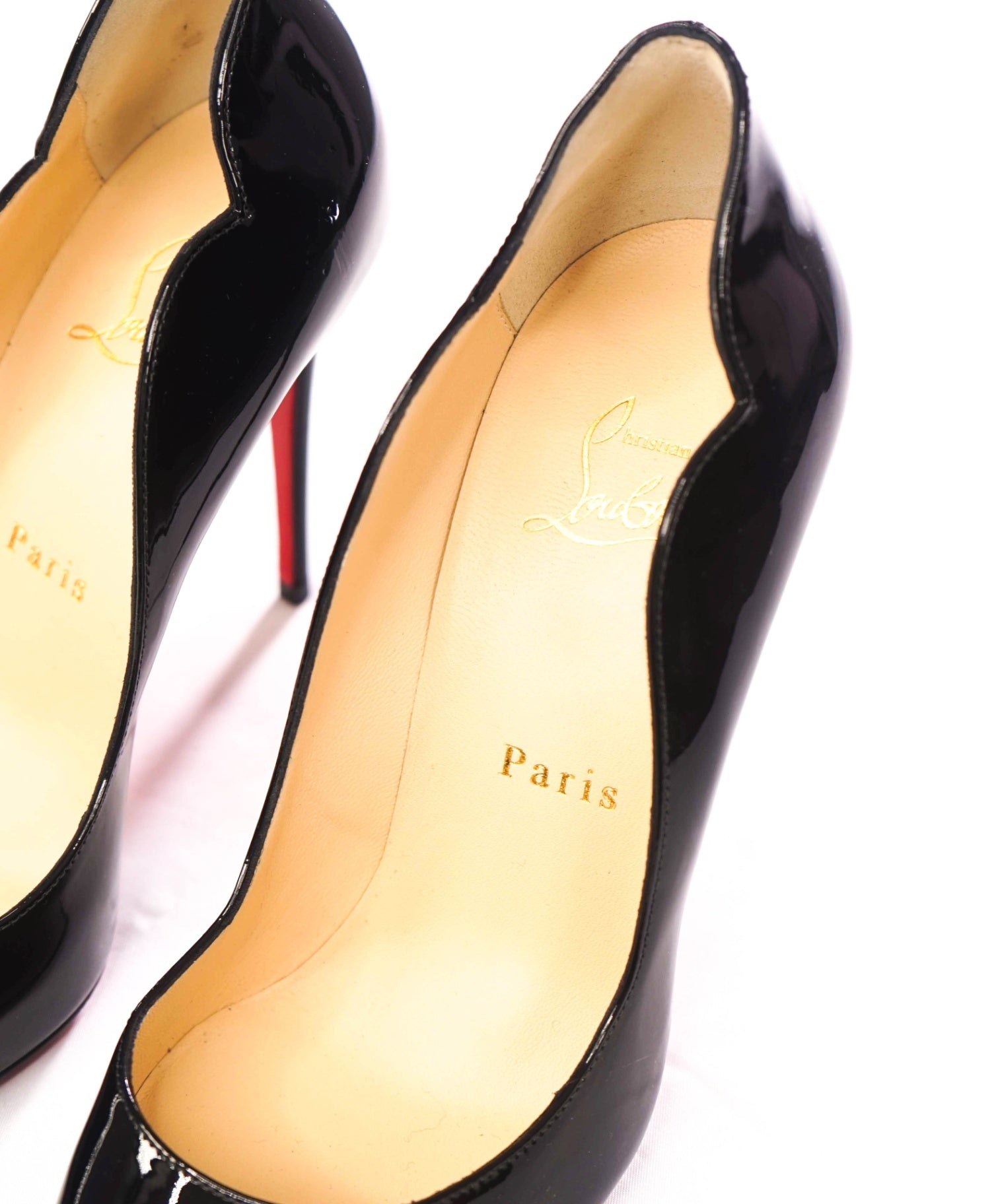 $945 CHRISTIAN LOUBOUTIN - Black 100mm *HOT CHICK* Pumps - US 6 (36EU)