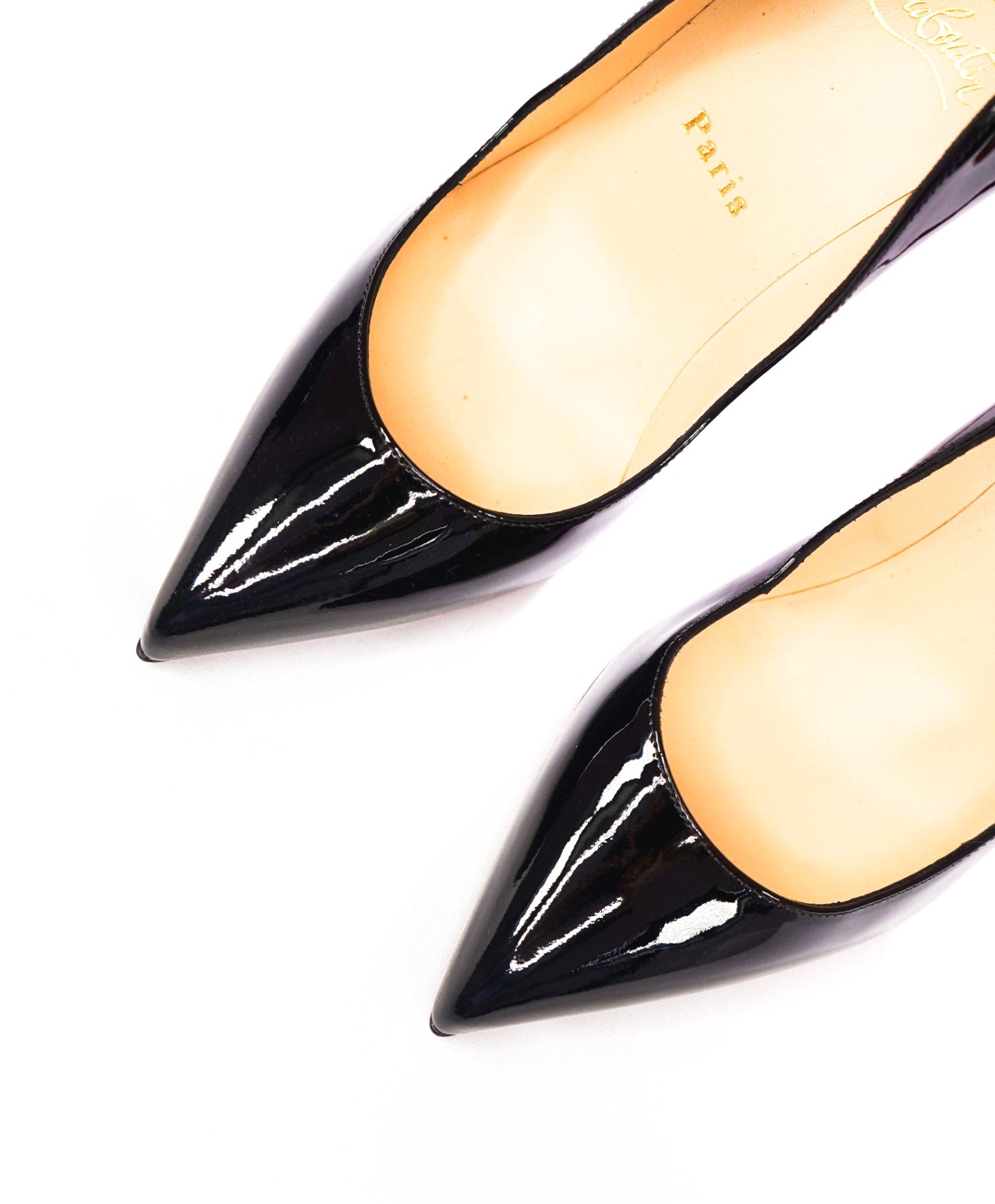 $945 CHRISTIAN LOUBOUTIN - Black 100mm *HOT CHICK* Pumps - US 6 (36EU)