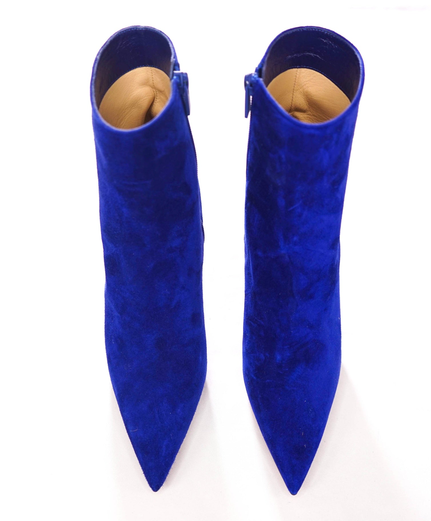 $1,395 CHRISTIAN LOUBOUTIN - Condora Suede 80mm Boots - US 7.5 (37.5EU)