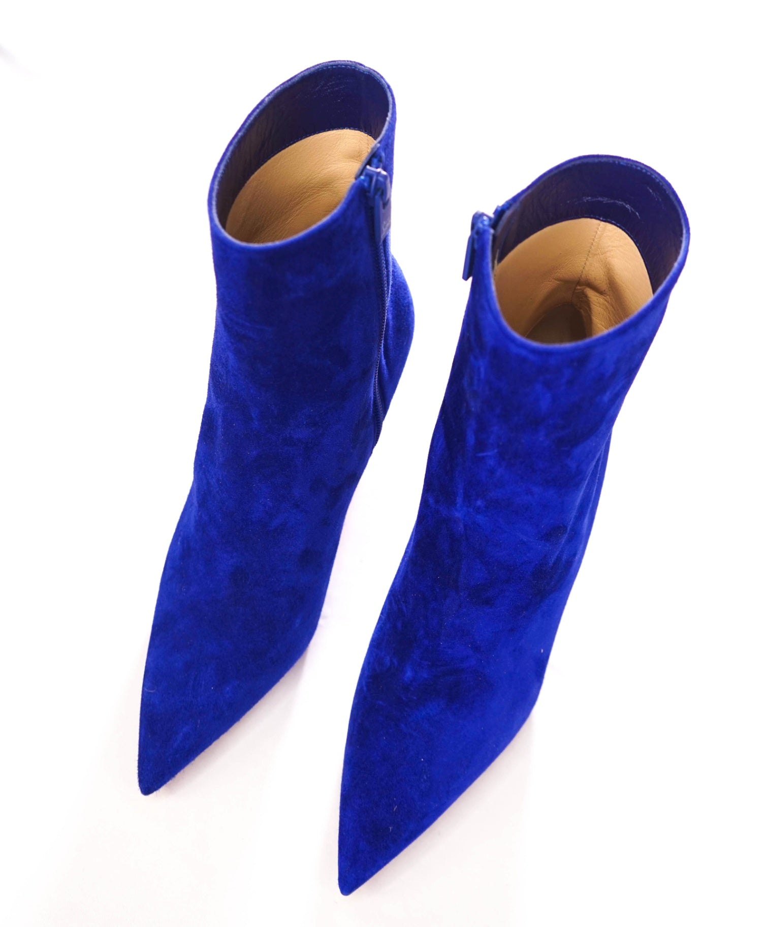 $1,395 CHRISTIAN LOUBOUTIN - Condora Suede 80mm Boots - US 7.5 (37.5EU)