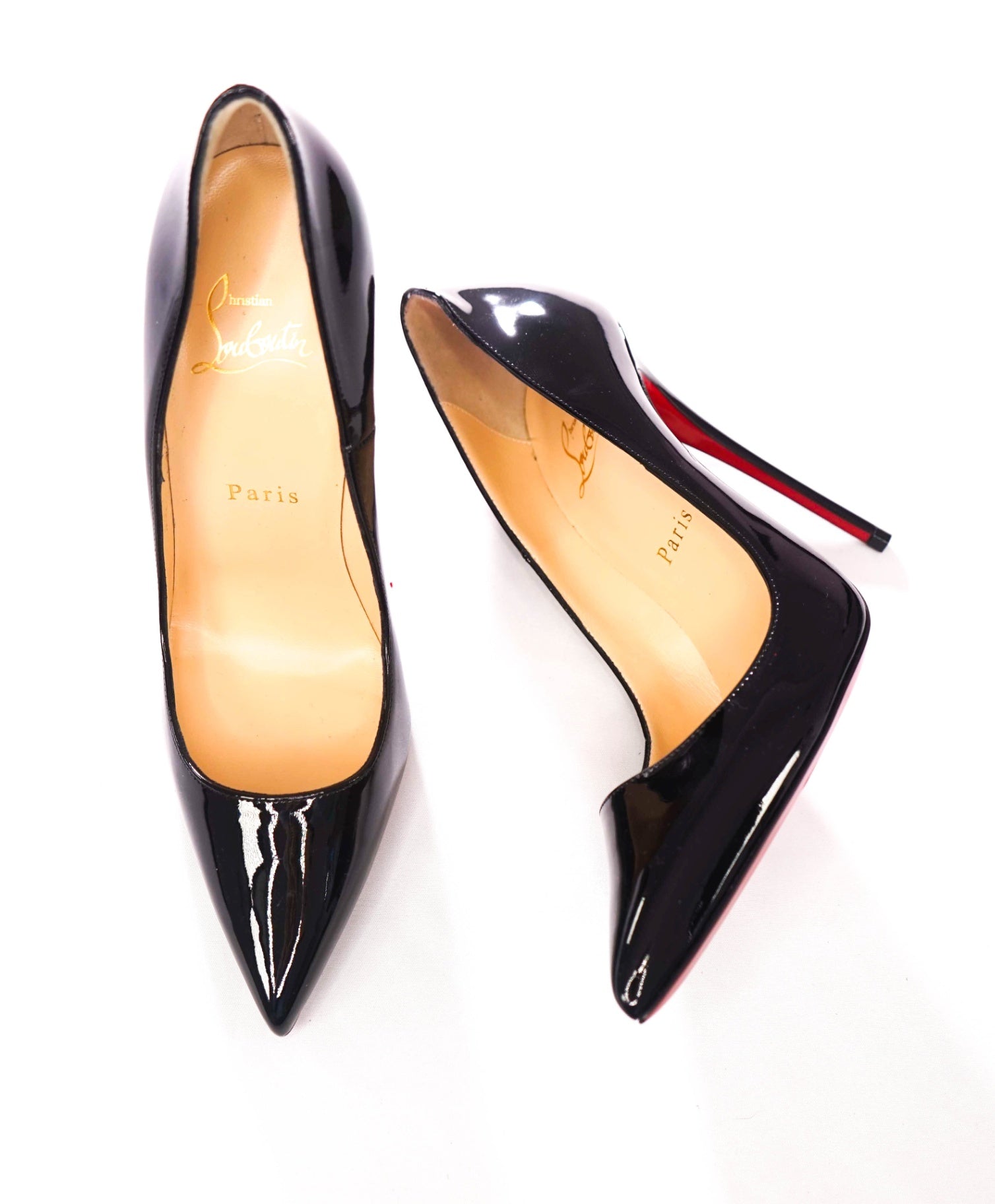 $995 CHRISTIAN LOUBOUTIN - SO KATE Leather 100mm Pumps - US 7.5 (37.5EU)