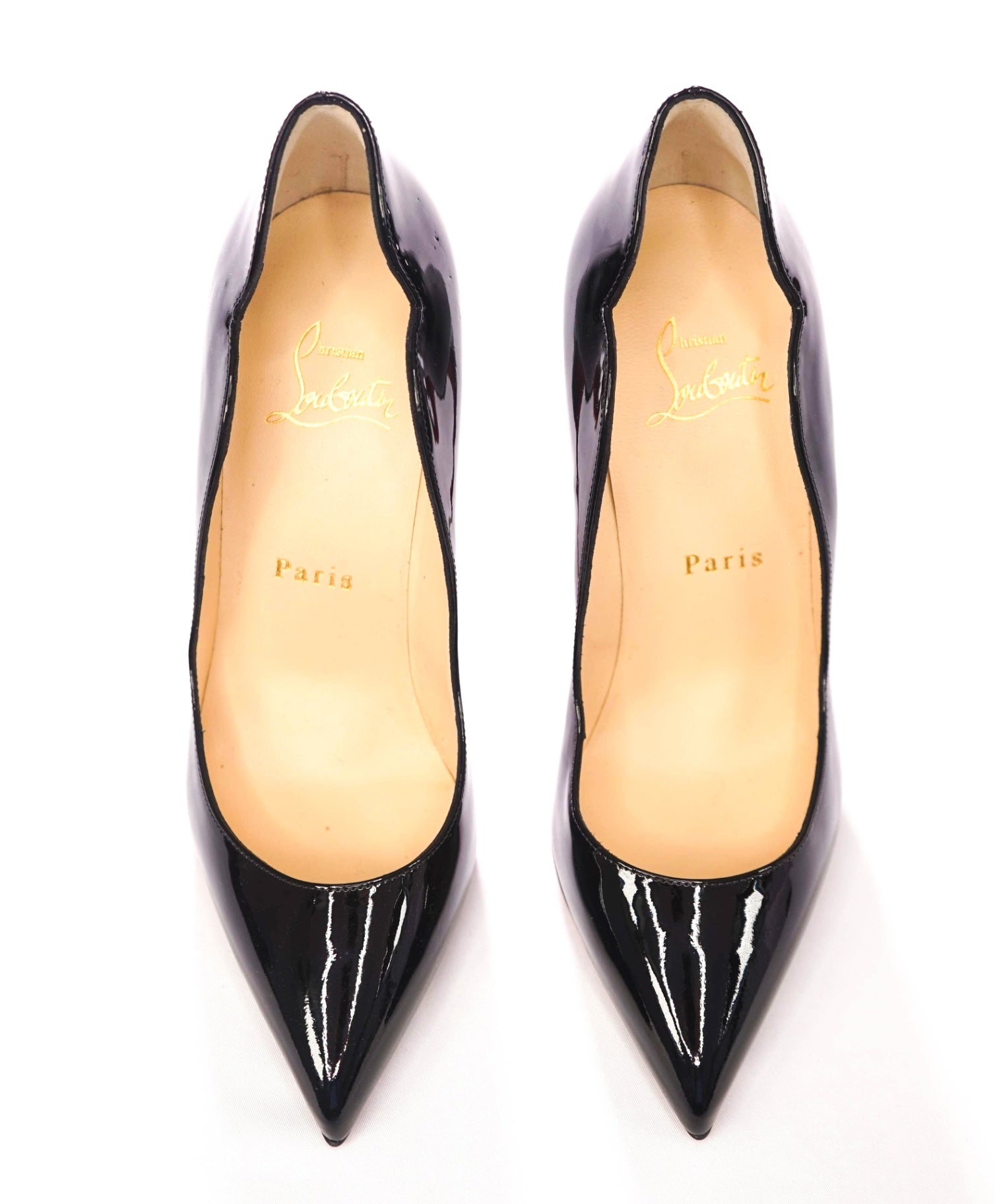 $945 CHRISTIAN LOUBOUTIN - Black 100mm *HOT CHICK* Pumps - US 6 (36EU)