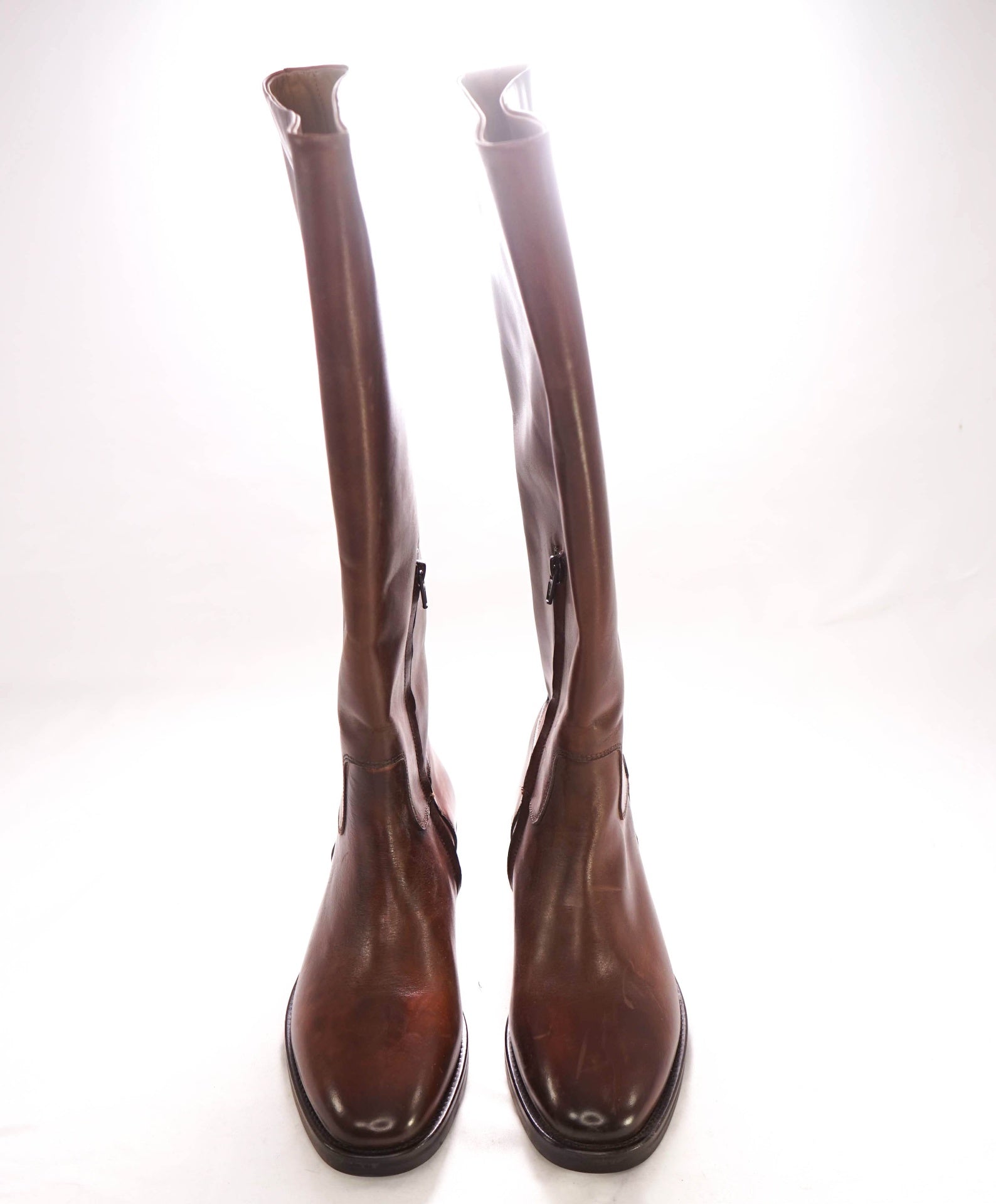 $895 ELEVENTY - Brown Riding Boots - 10 US (40)