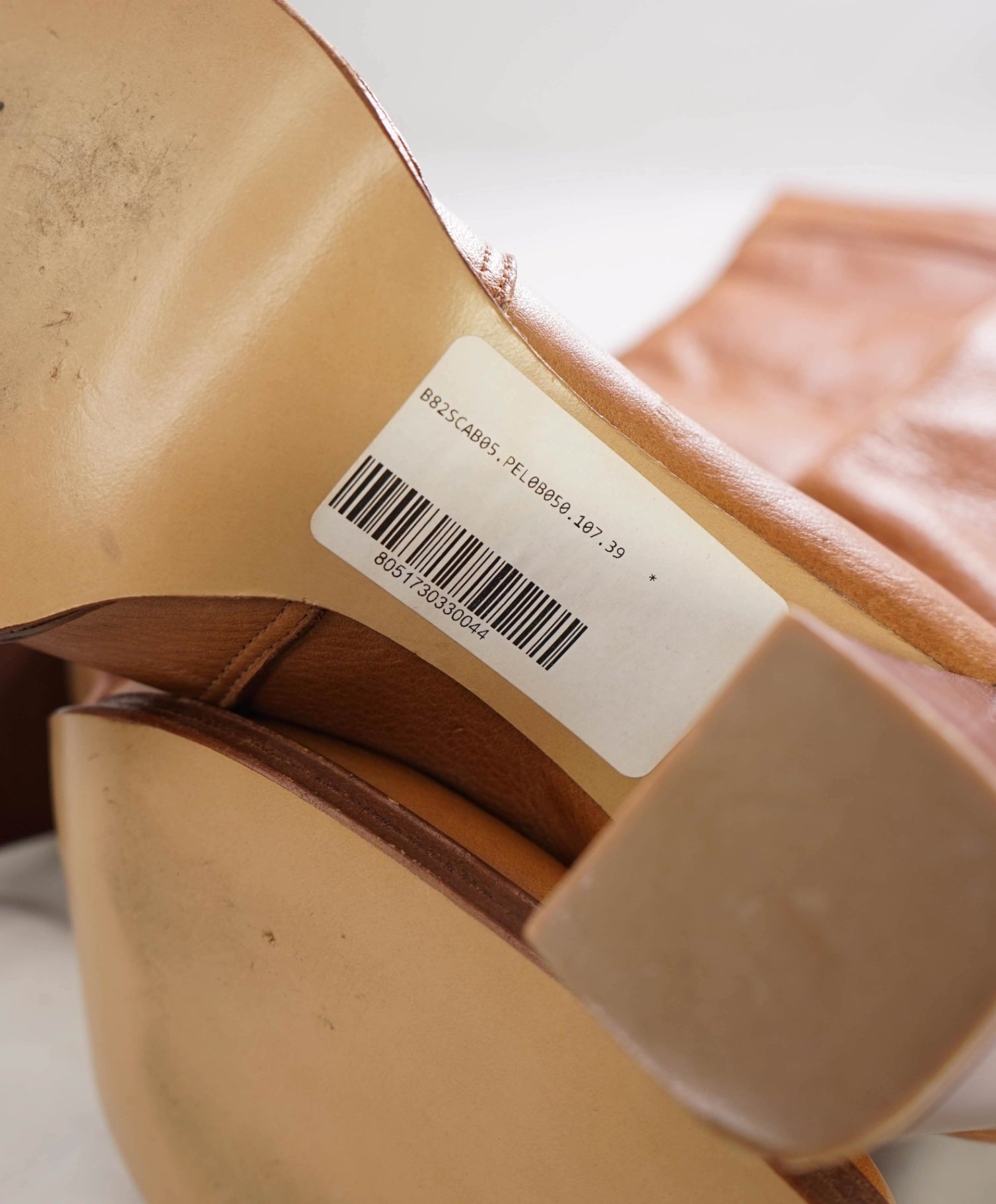 $895 ELEVENTY - Tan Cognac Leather Cowboy Western Boots - 9US (39)