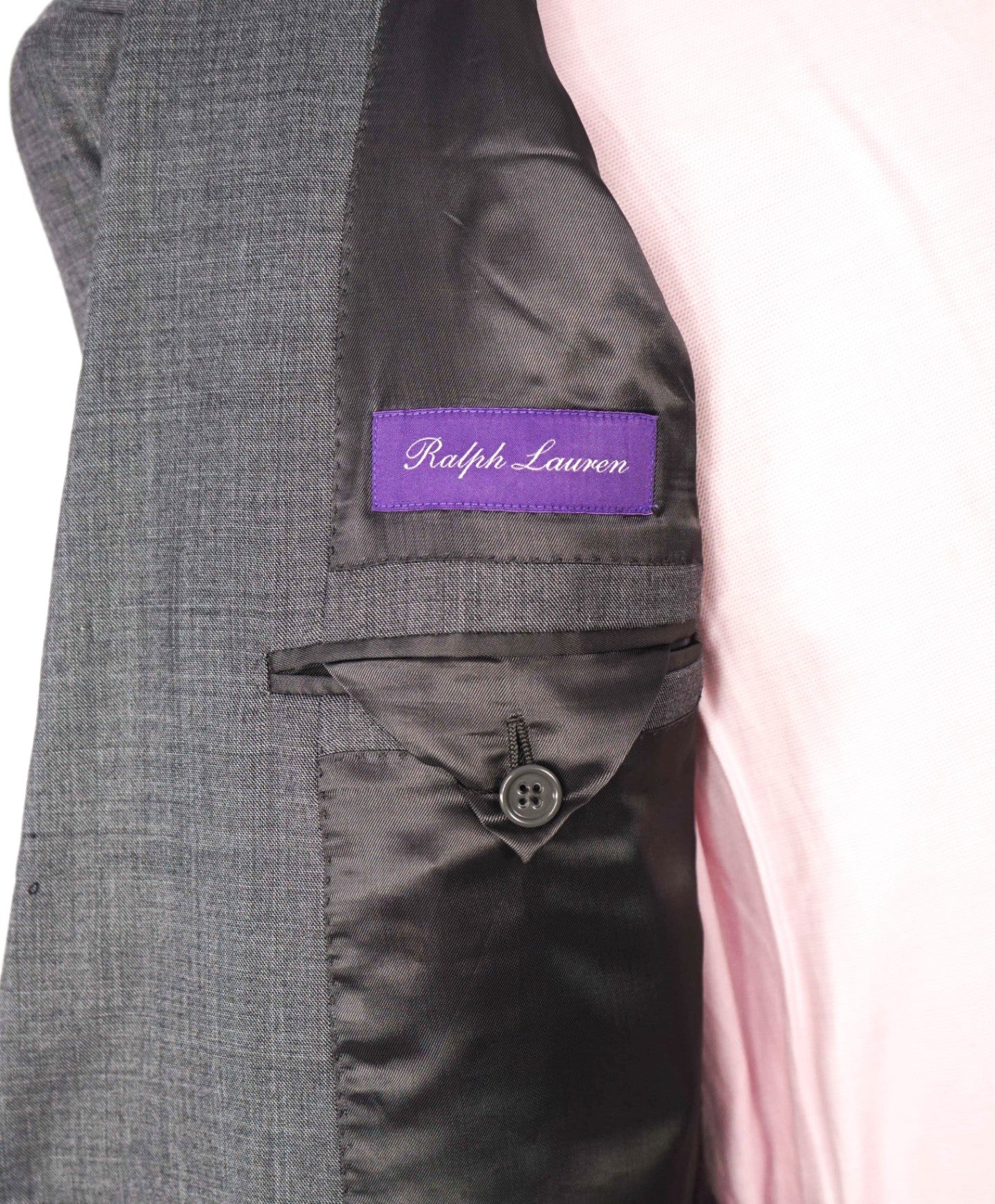 $2,995 RALPH LAUREN PURPLE LABEL - Gray Wool Suit - 40R