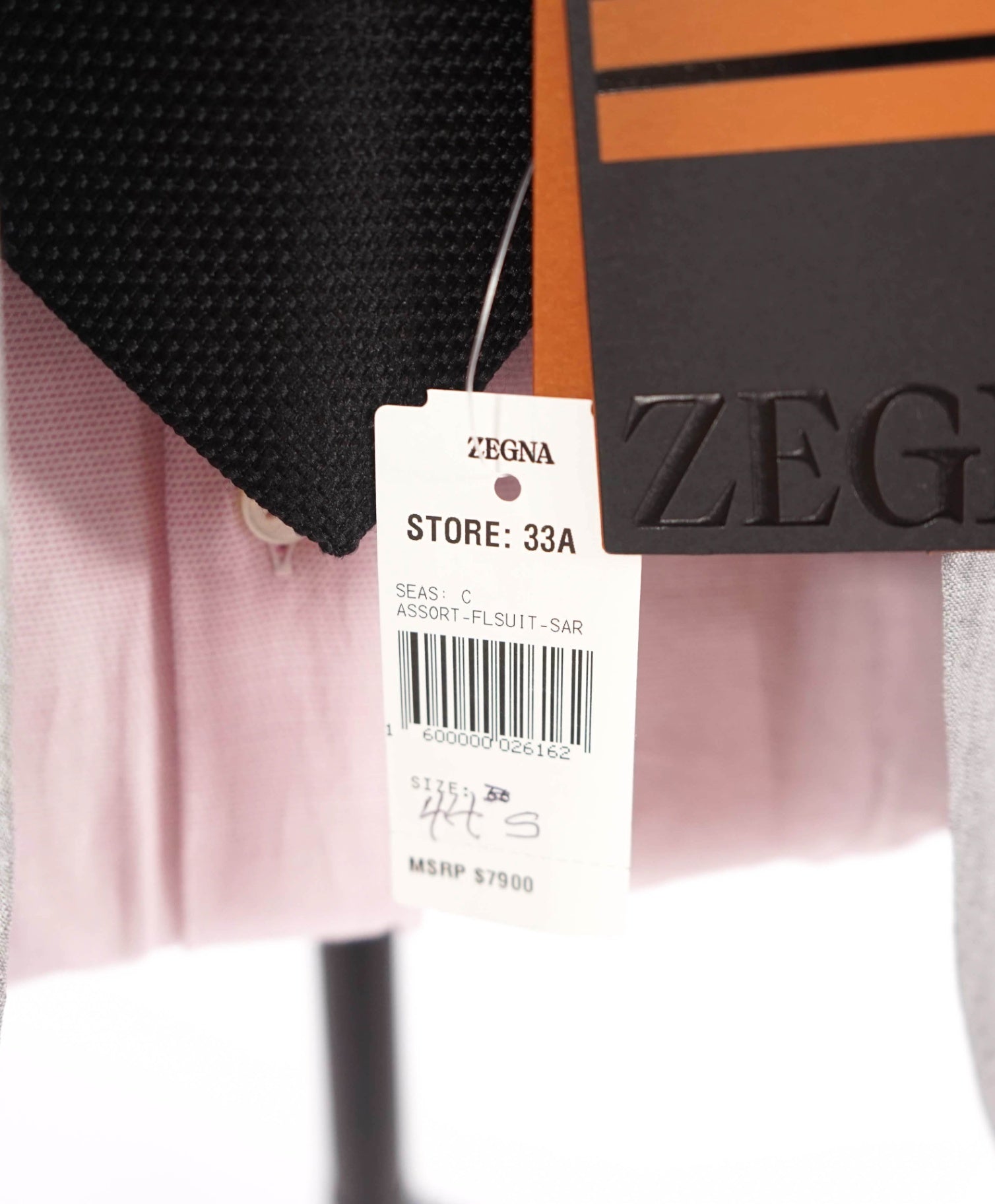 $7,900 ZEGNA - Light Gray XXX "High Performance" Wool Suit - 34S