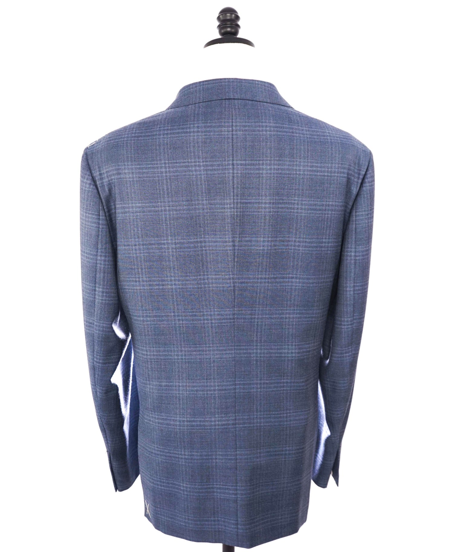 $5,990 ZEGNA - Blue Plaid "TROFEO" Wool Suit - 50R