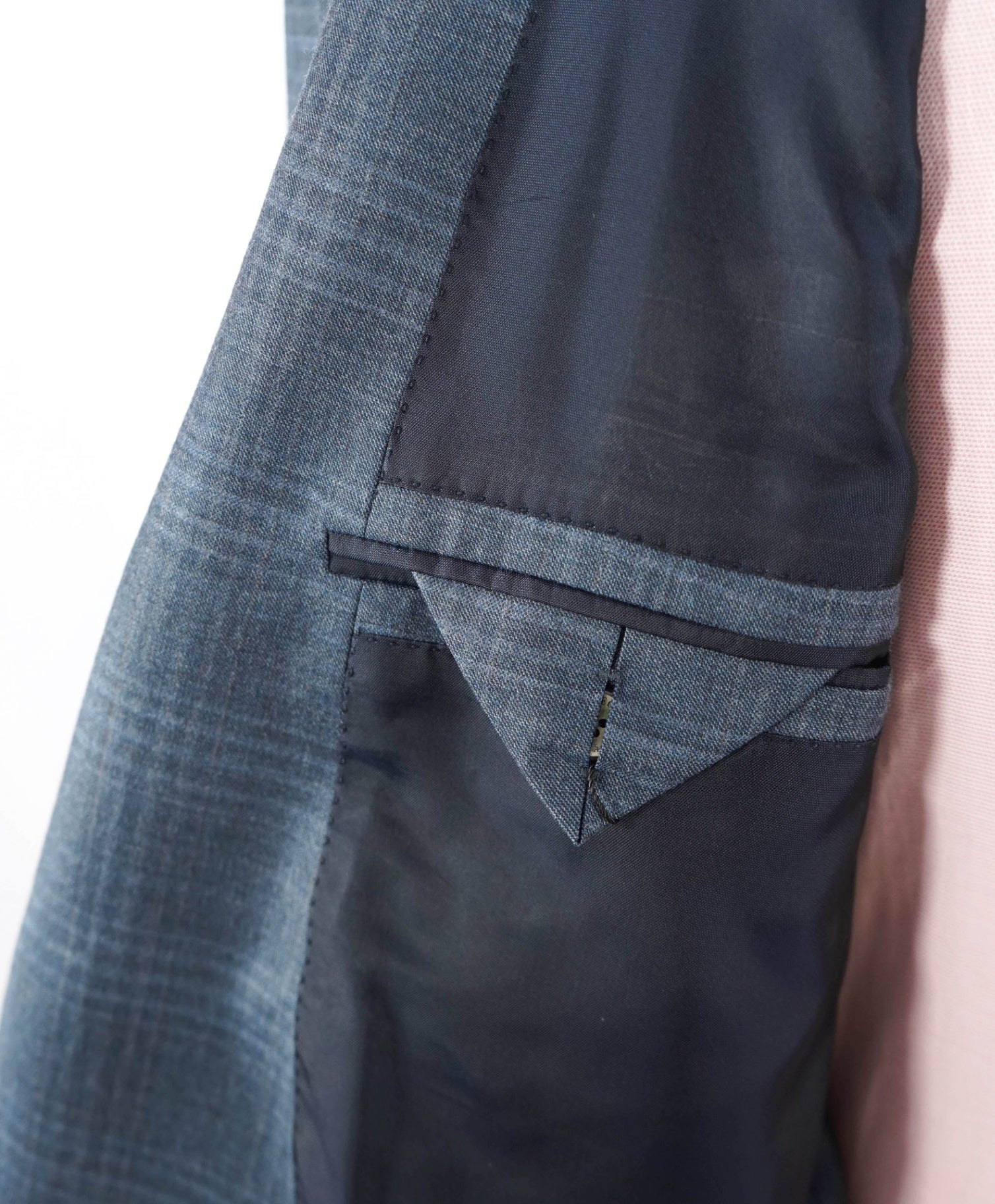$5,990 ZEGNA - Blue Plaid "TROFEO" Wool Suit - 50R
