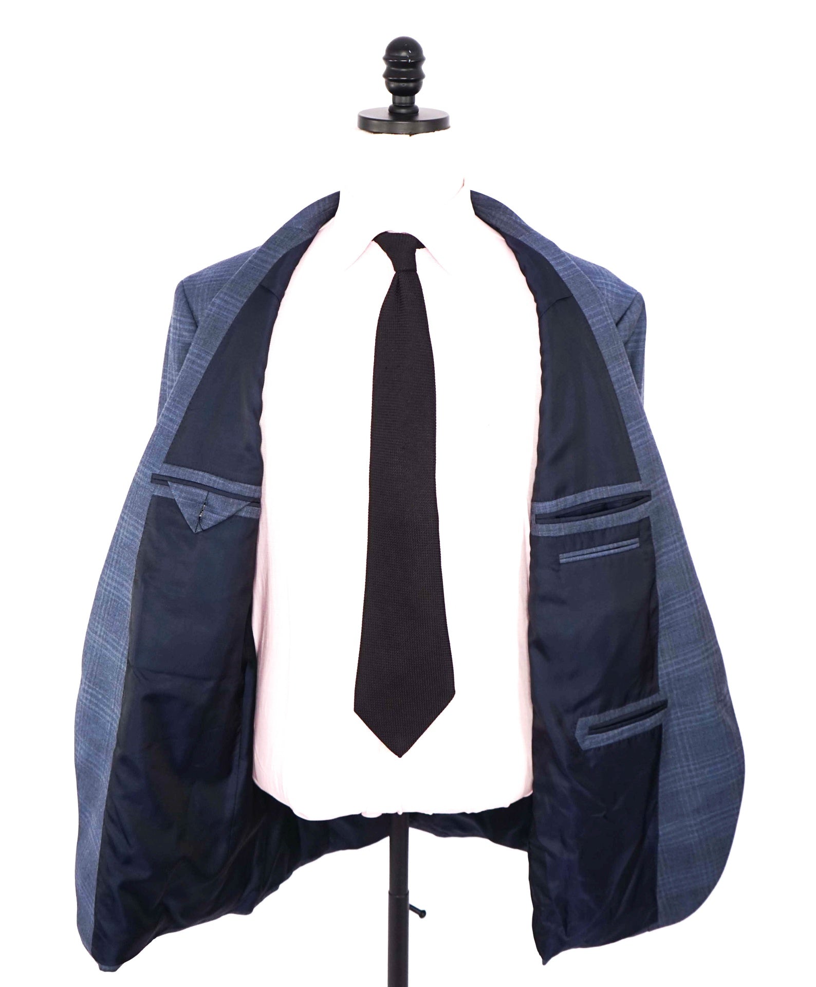 $5,990 ZEGNA - Blue Plaid "TROFEO" Wool Suit - 50R