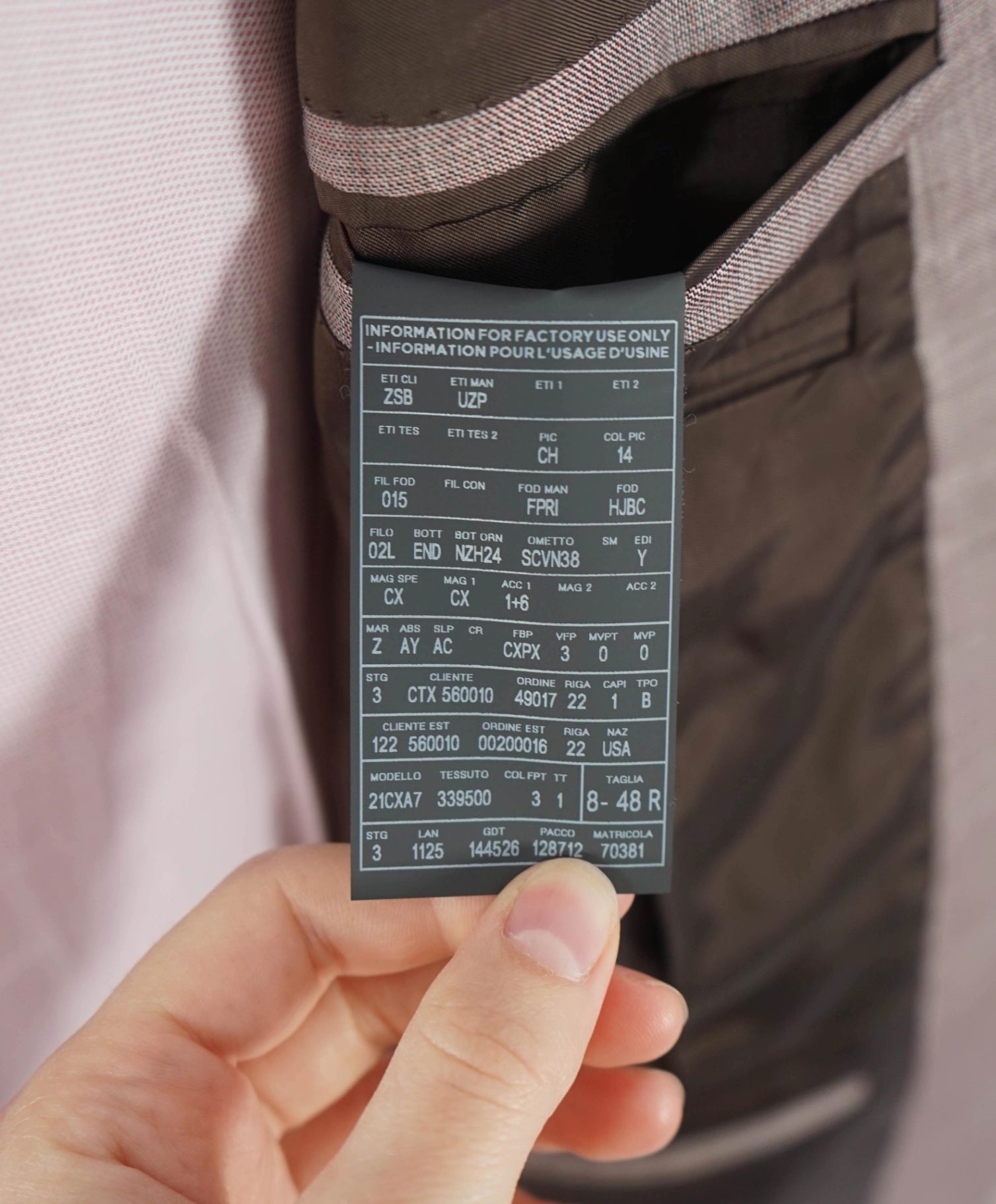 $4,995 ZEGNA - "TROFEO SUMMER" Pink Wool/Linen/Silk Suit - 38R