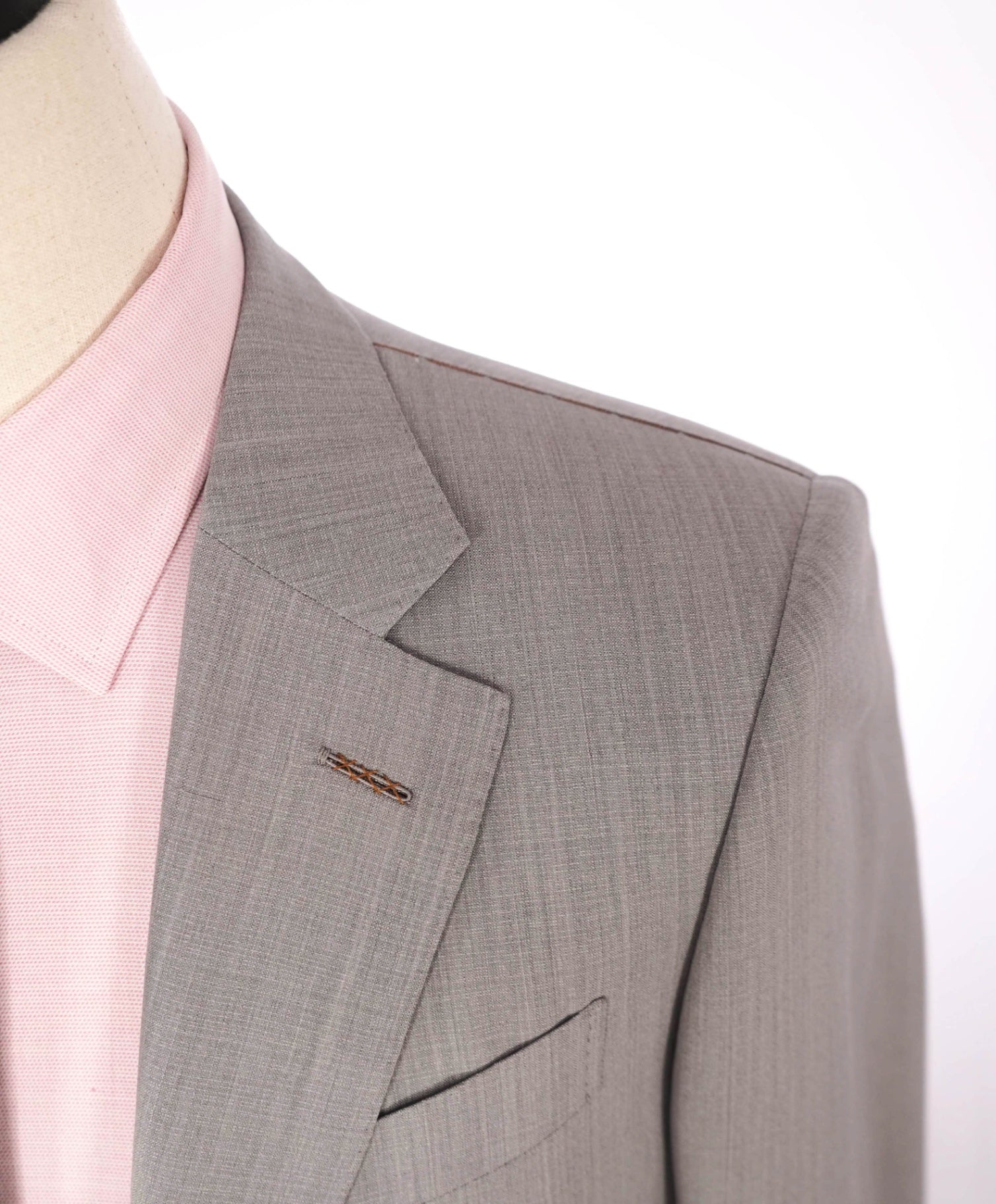 $7,900 ZEGNA - Light Gray XXX "High Performance" Wool Suit - 34S