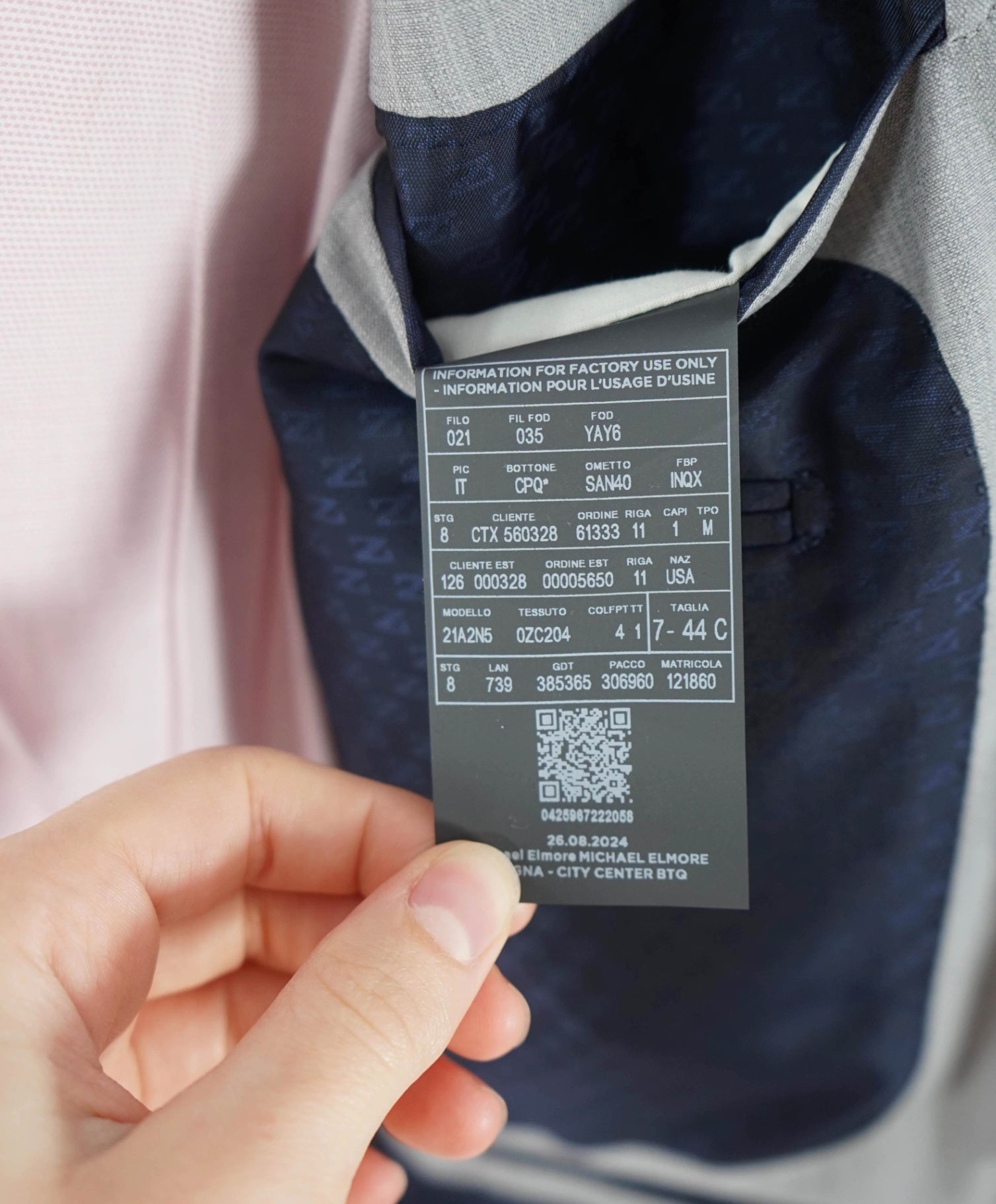 $7,900 ZEGNA - Light Gray XXX "High Performance" Wool Suit - 34S