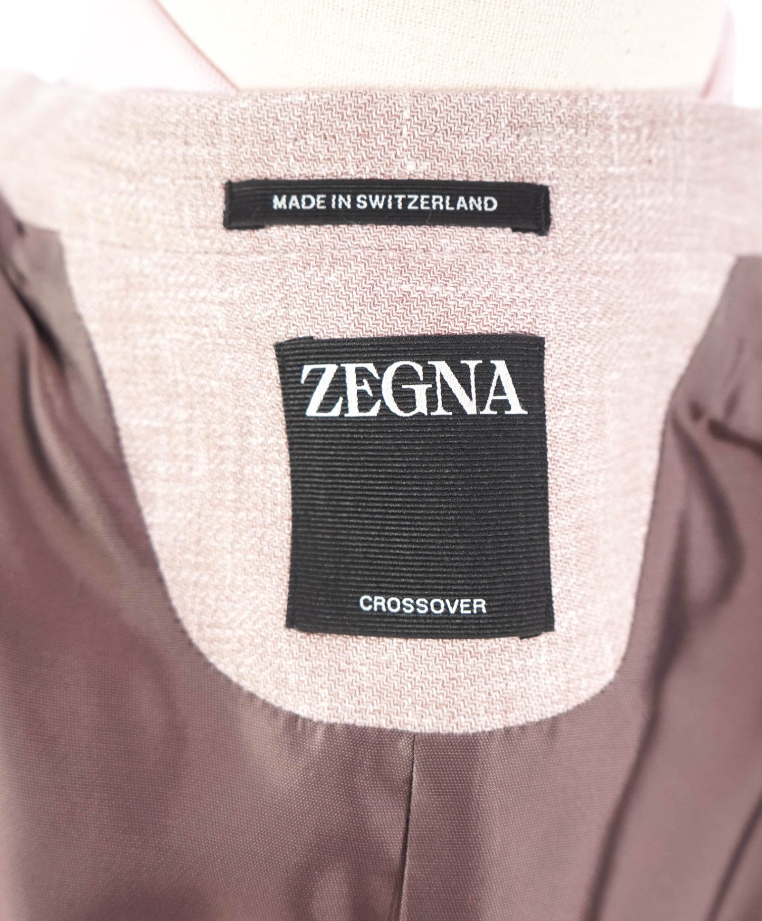 $2,990 ZEGNA - Pastel Pink CROSSOVER Linen/Wool/Silk Blazer - 46R