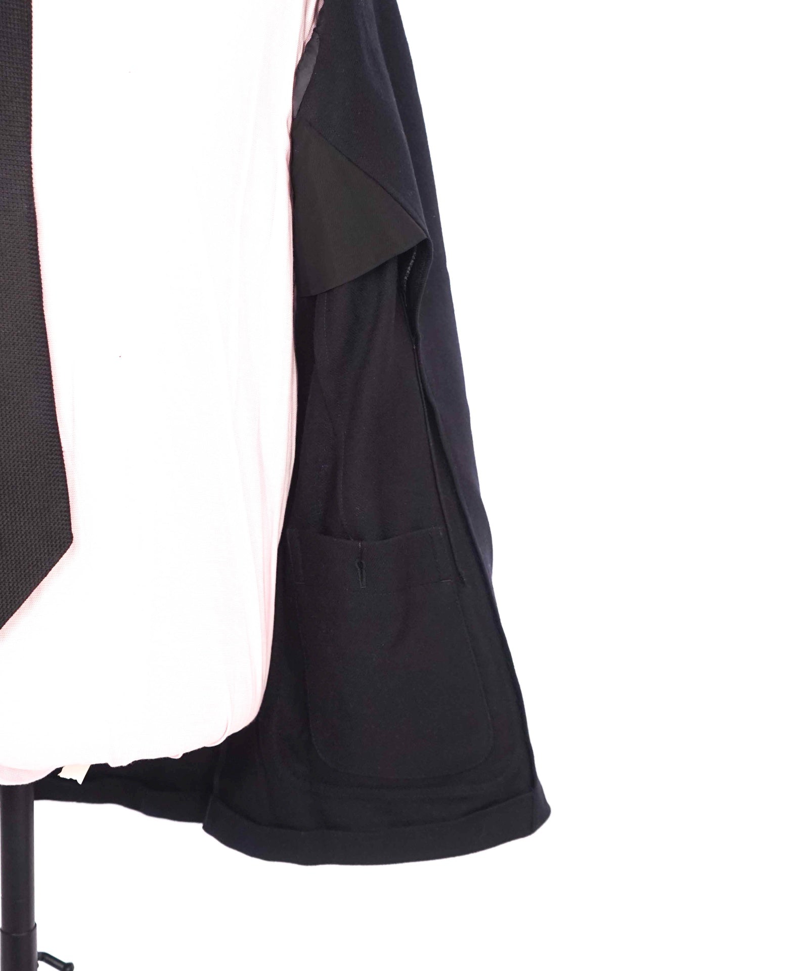 $3,990 ZEGNA - Black TROFEO Wool/Cashmere Sport Jacket - 38R