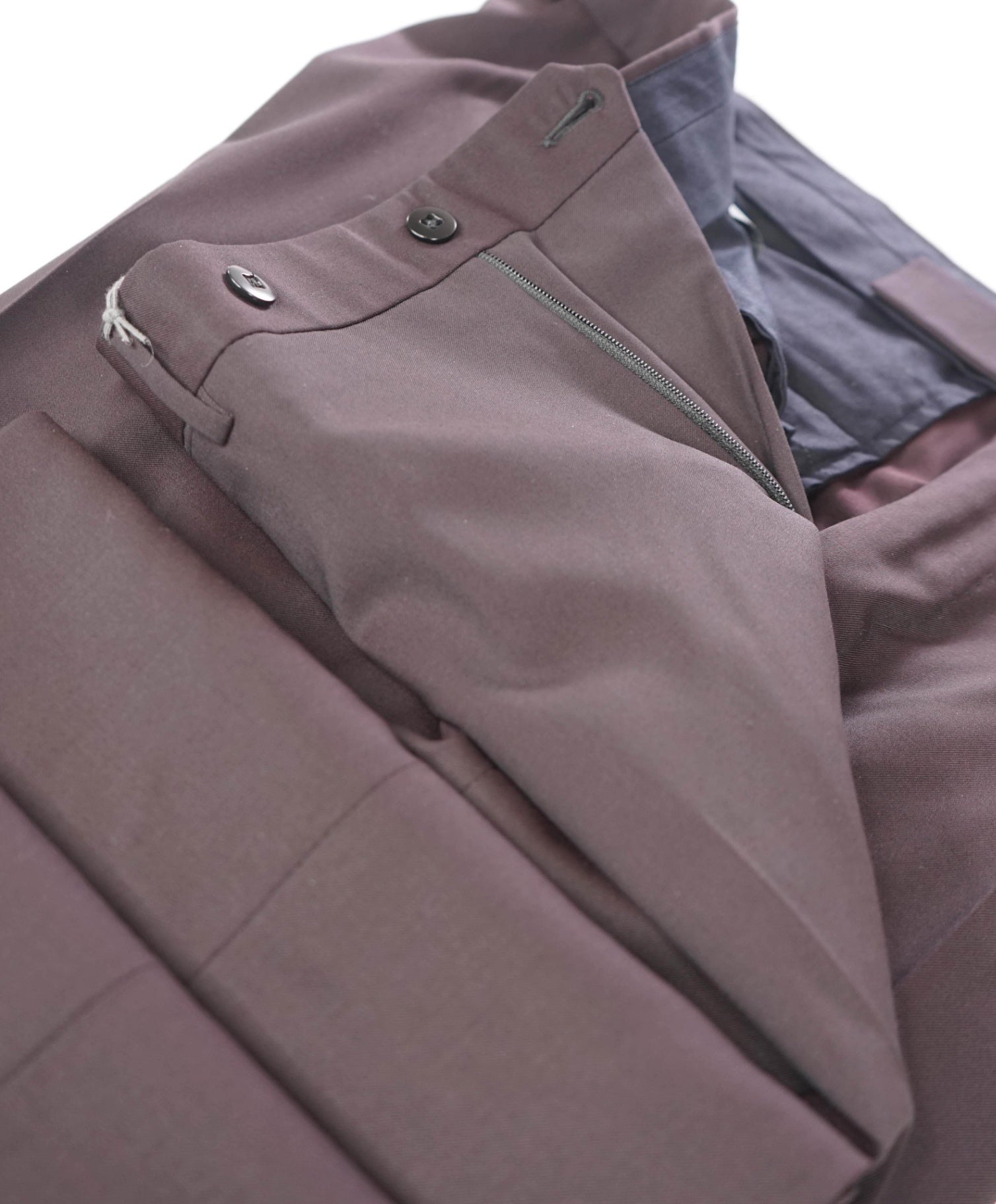 $775 ZEGNA - Burgundy High Performance "ALL SEASON"  Slim Pants - 39W