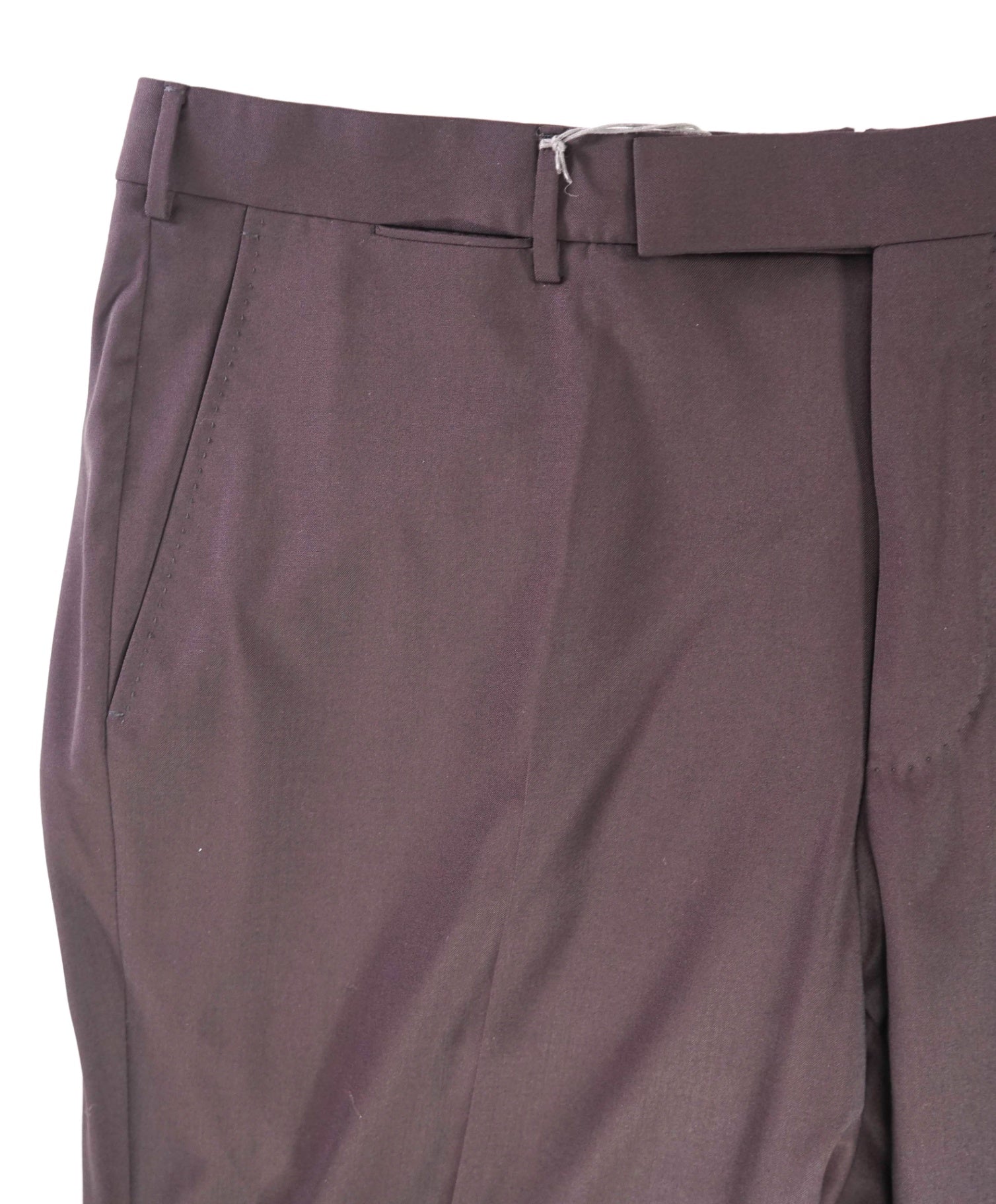 $775 ZEGNA - Burgundy High Performance "ALL SEASON"  Slim Pants - 39W