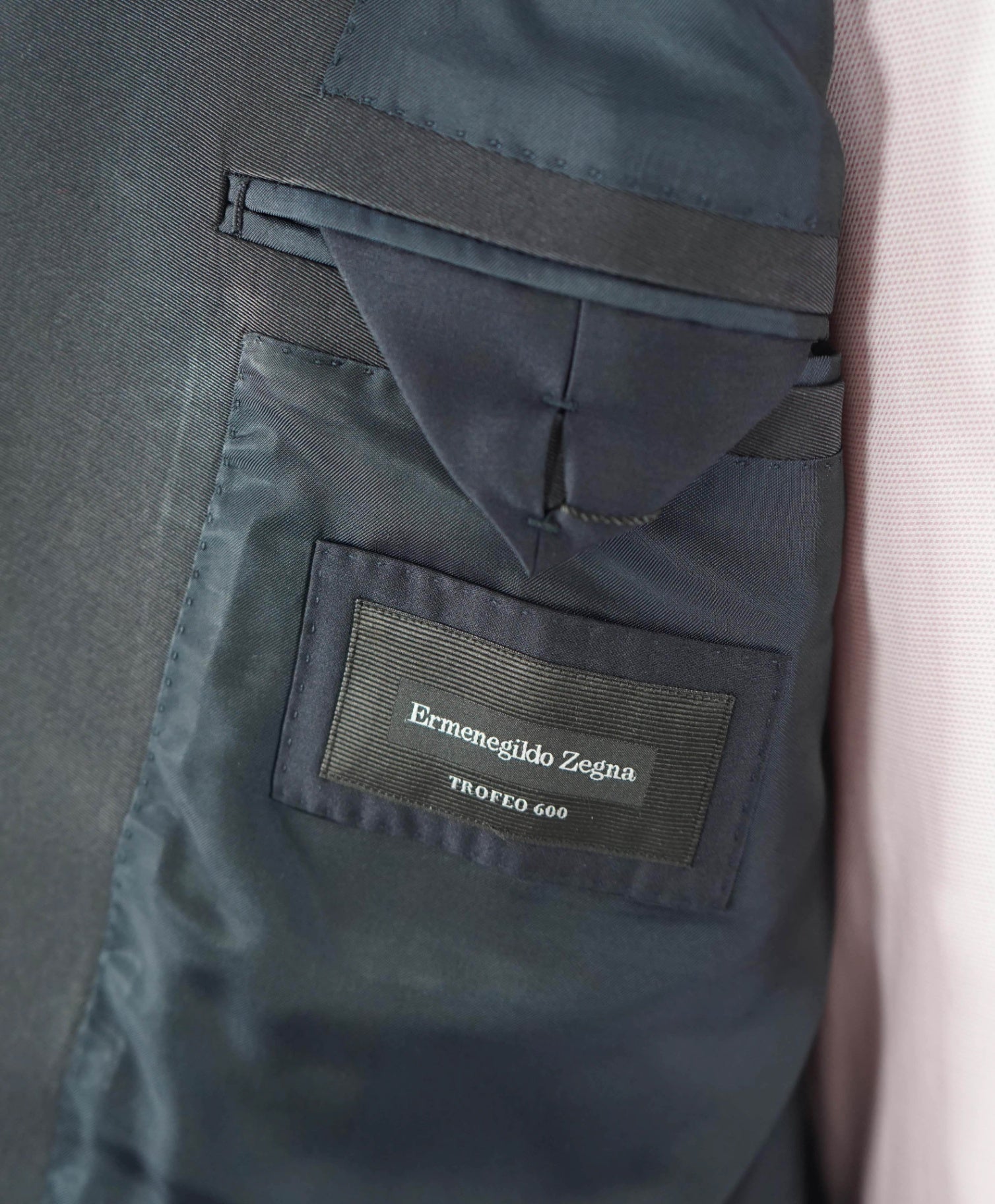 $5,995 ZEGNA - Navy Blue TROFEO 600 Wool/Silk Tuxedo - 48R