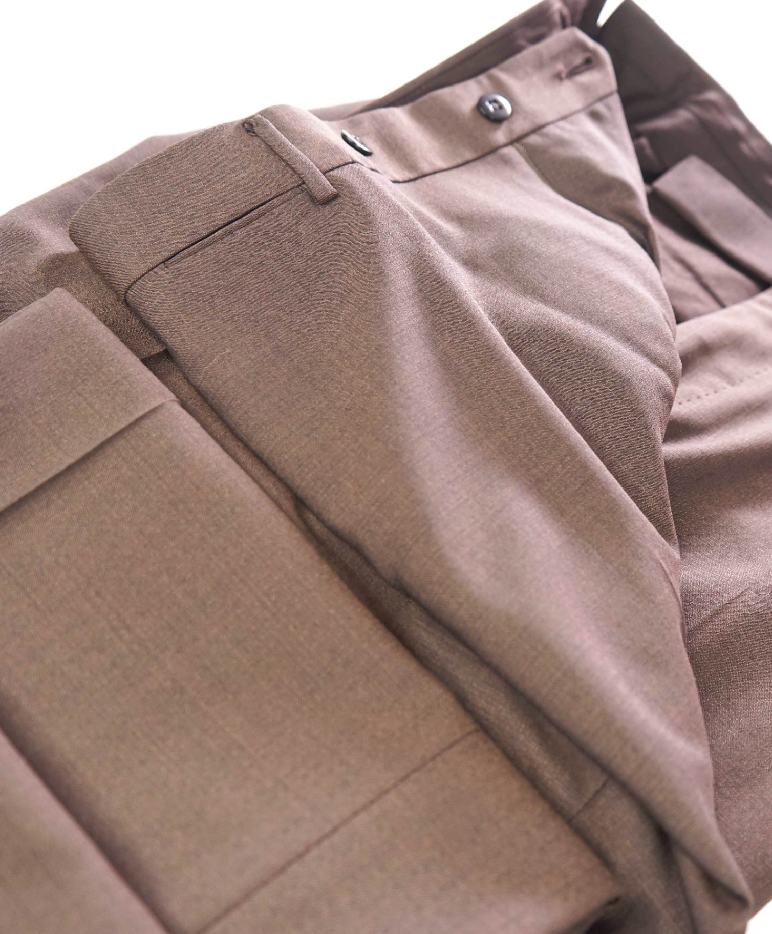$750 ZEGNA - Brown "High Performance ALL SEASON"  Wool Trousers - 40W