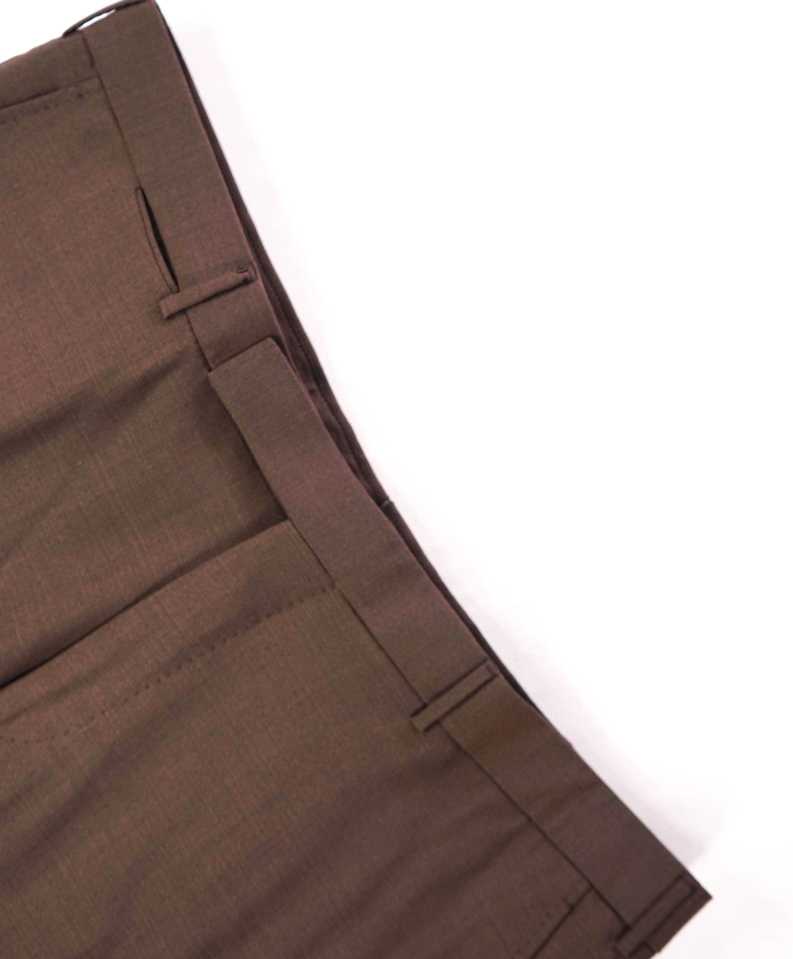 $750 ZEGNA - Brown "High Performance ALL SEASON"  Wool Trousers - 40W
