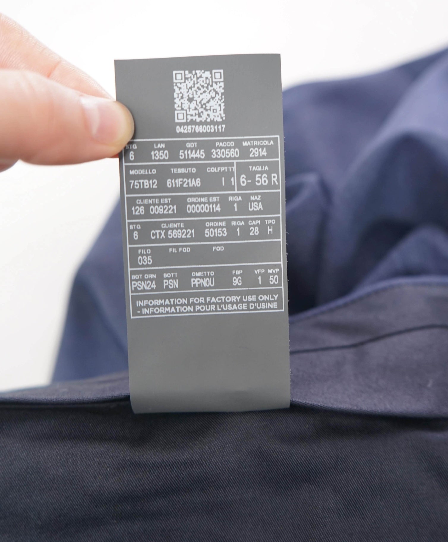 $795 ZEGNA - Solid Blue TROFEO Wool Dress Pants - 39W