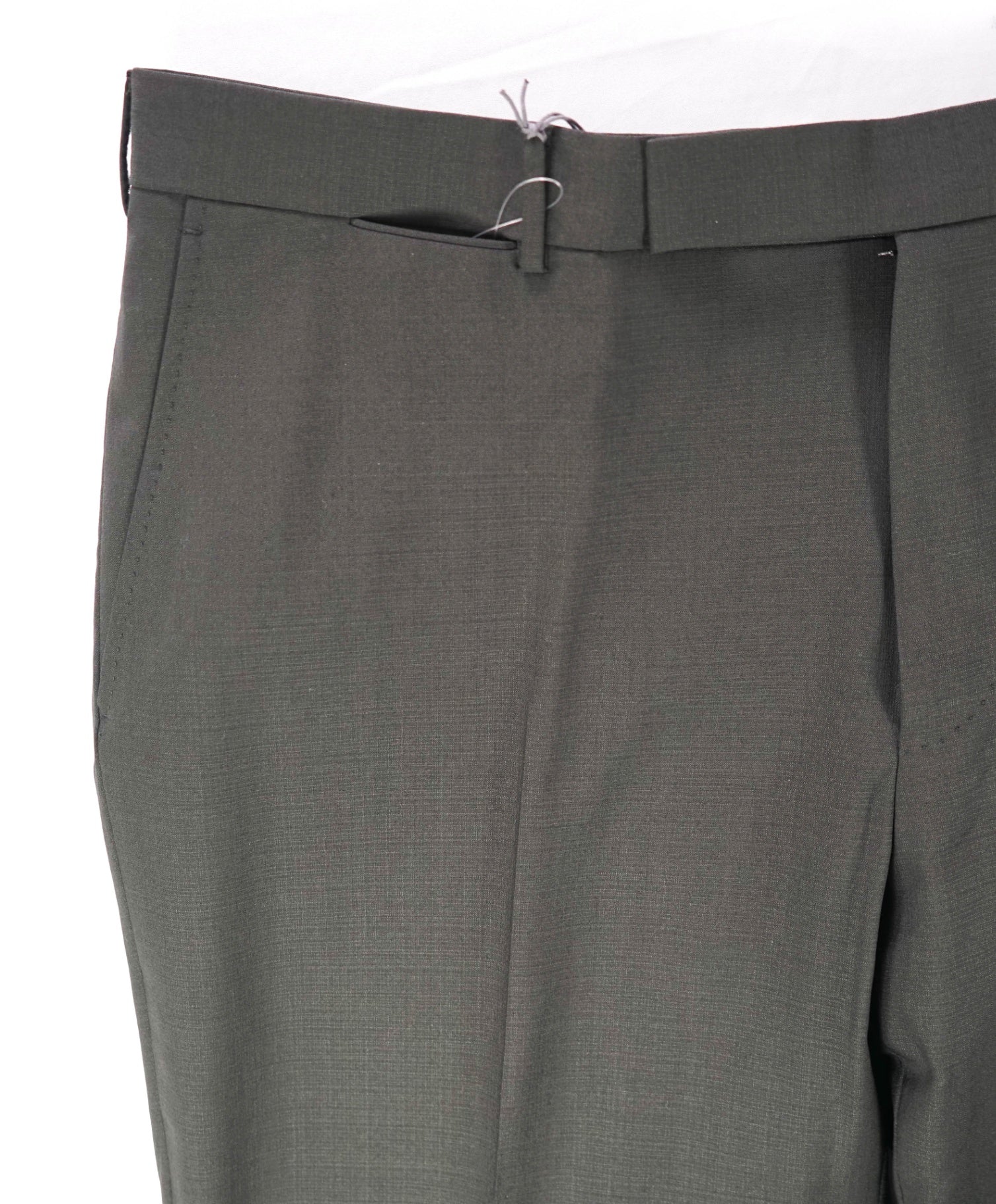 $775 ZEGNA - Dark Green High Performance "ALL SEASON"  Slim Pants - 40W