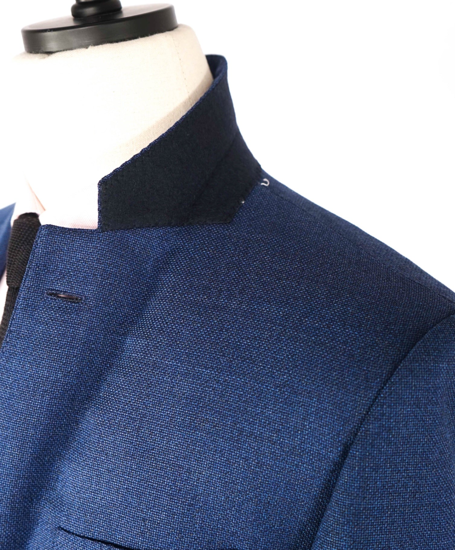 $795 BOSS - REDA Textured Blue Super 110's Wool Blazer - 36R