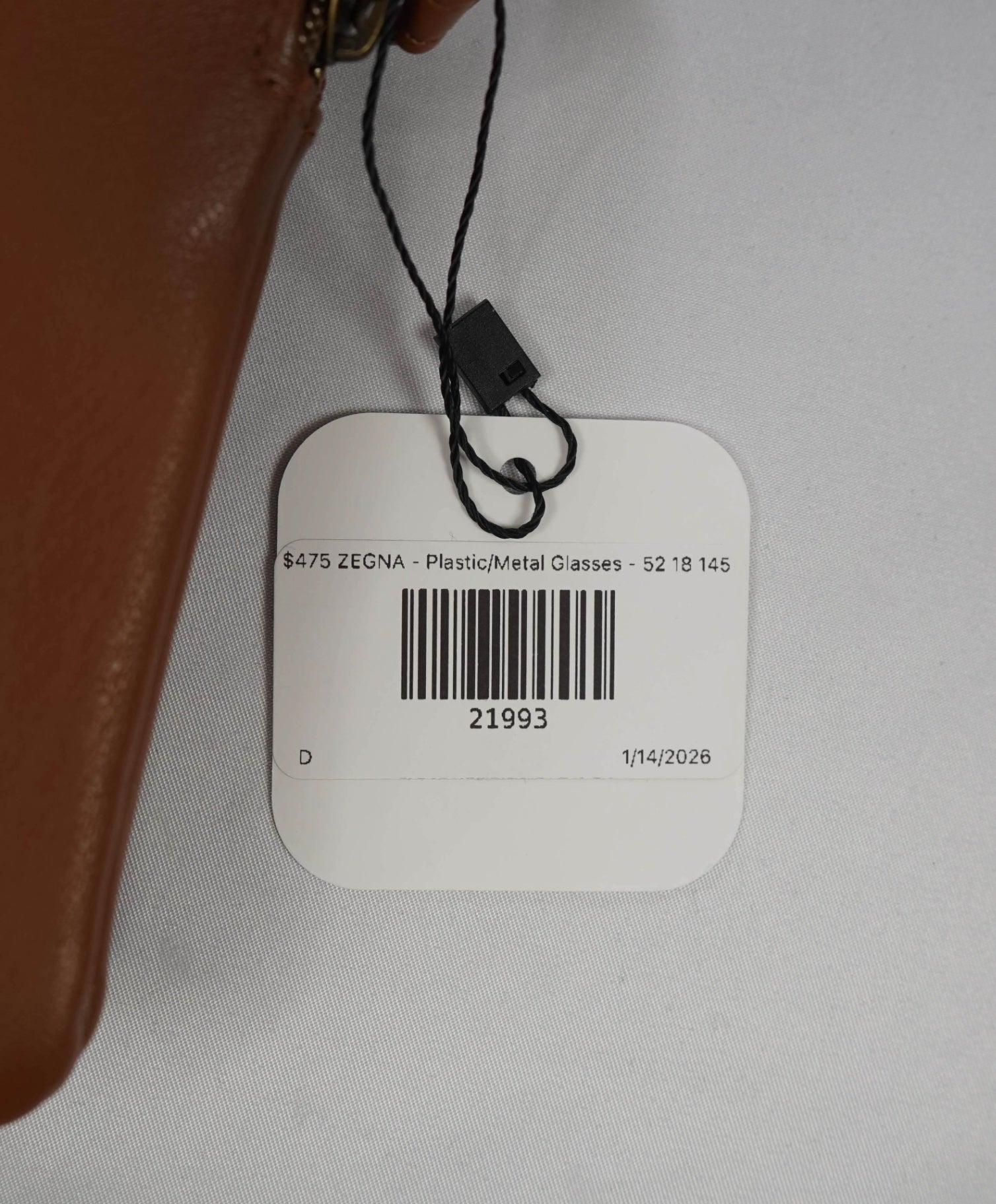 $475 ZEGNA - Plastic/Metal Glasses EZ 5229 - 52 18 145