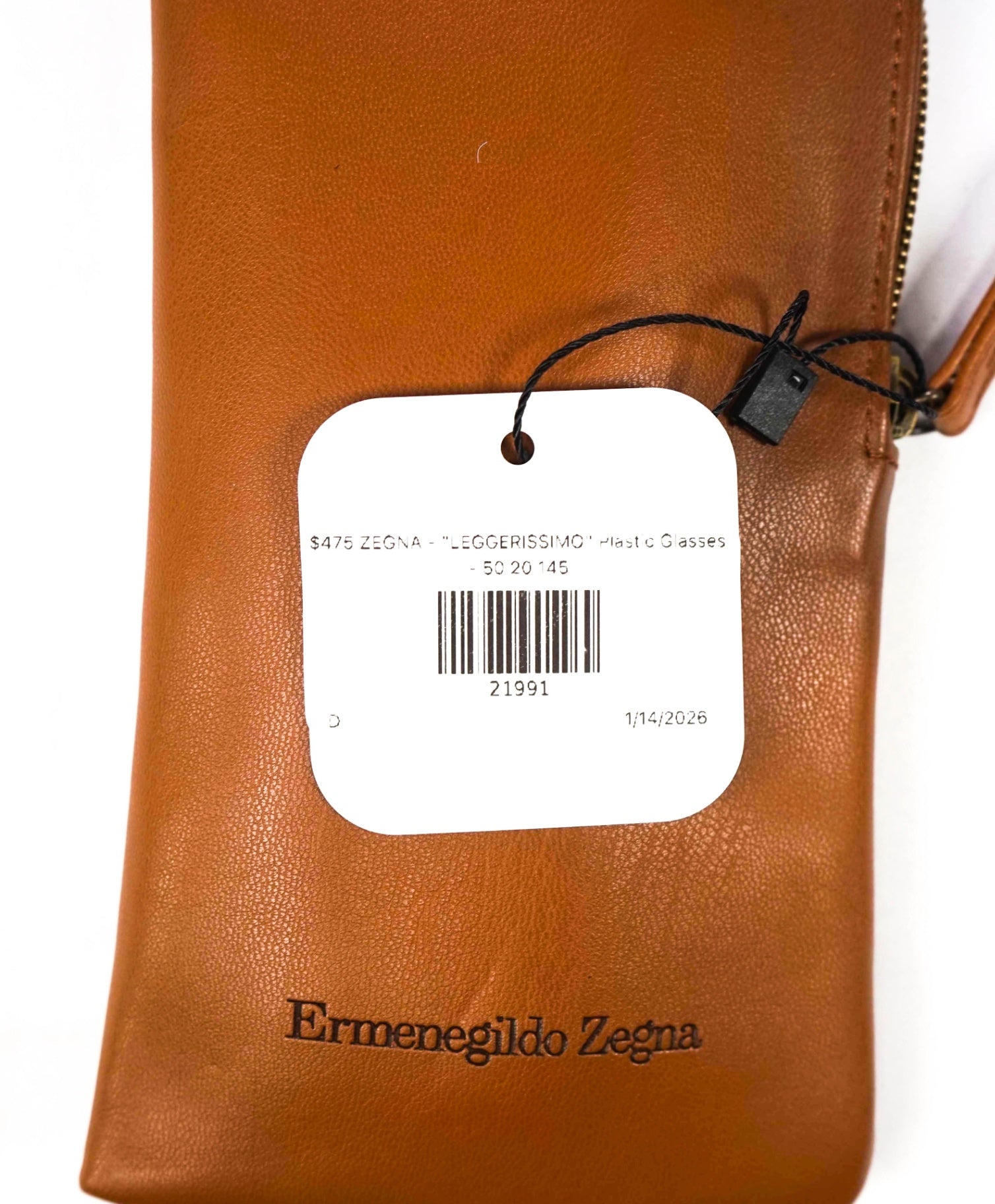 $475 ZEGNA - "LEGGERISSIMO" EZ 5232 Plastic Glasses - 50 20 145
