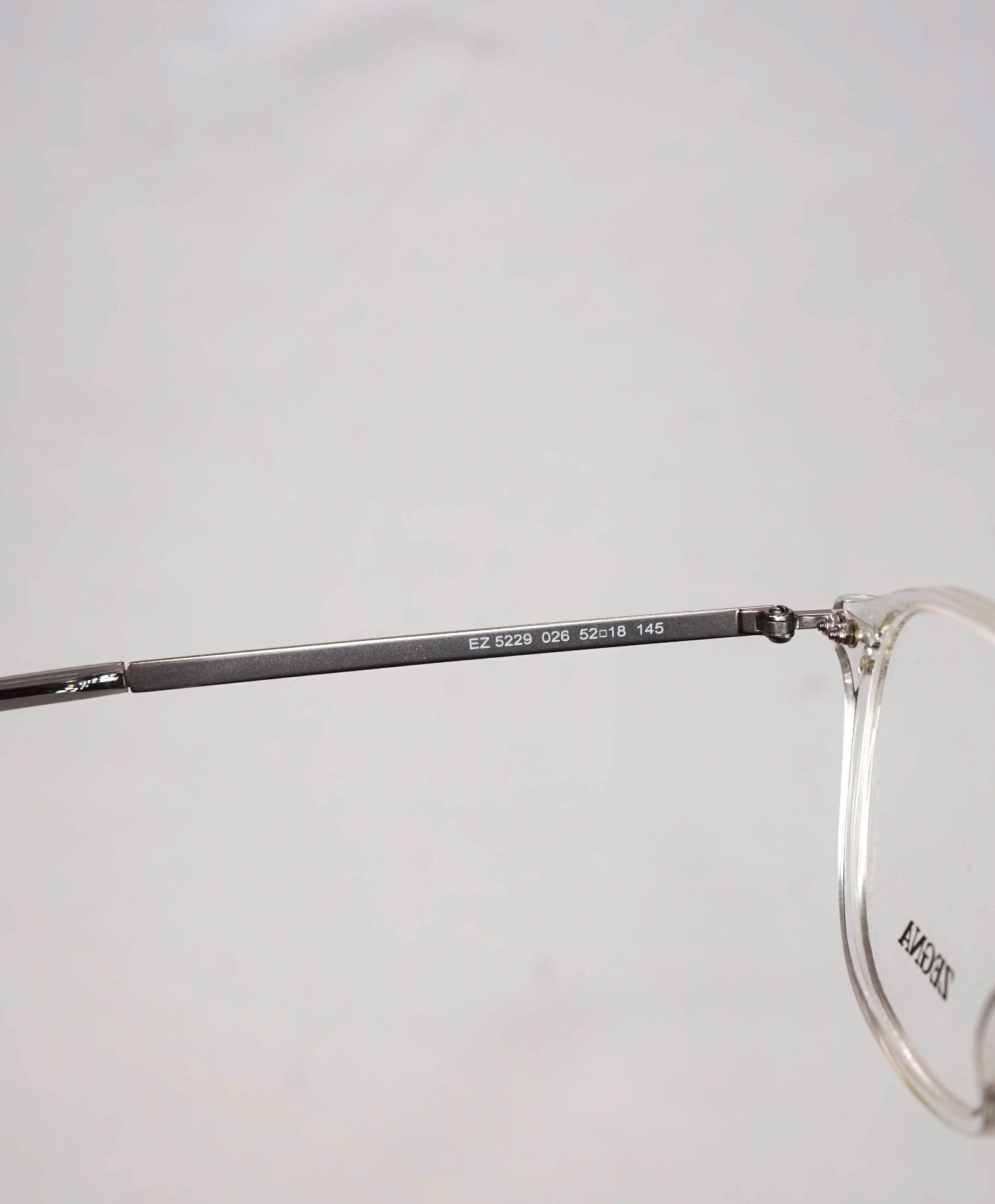 $475 ZEGNA - Plastic/Metal Glasses EZ 5229 - 52 18 145