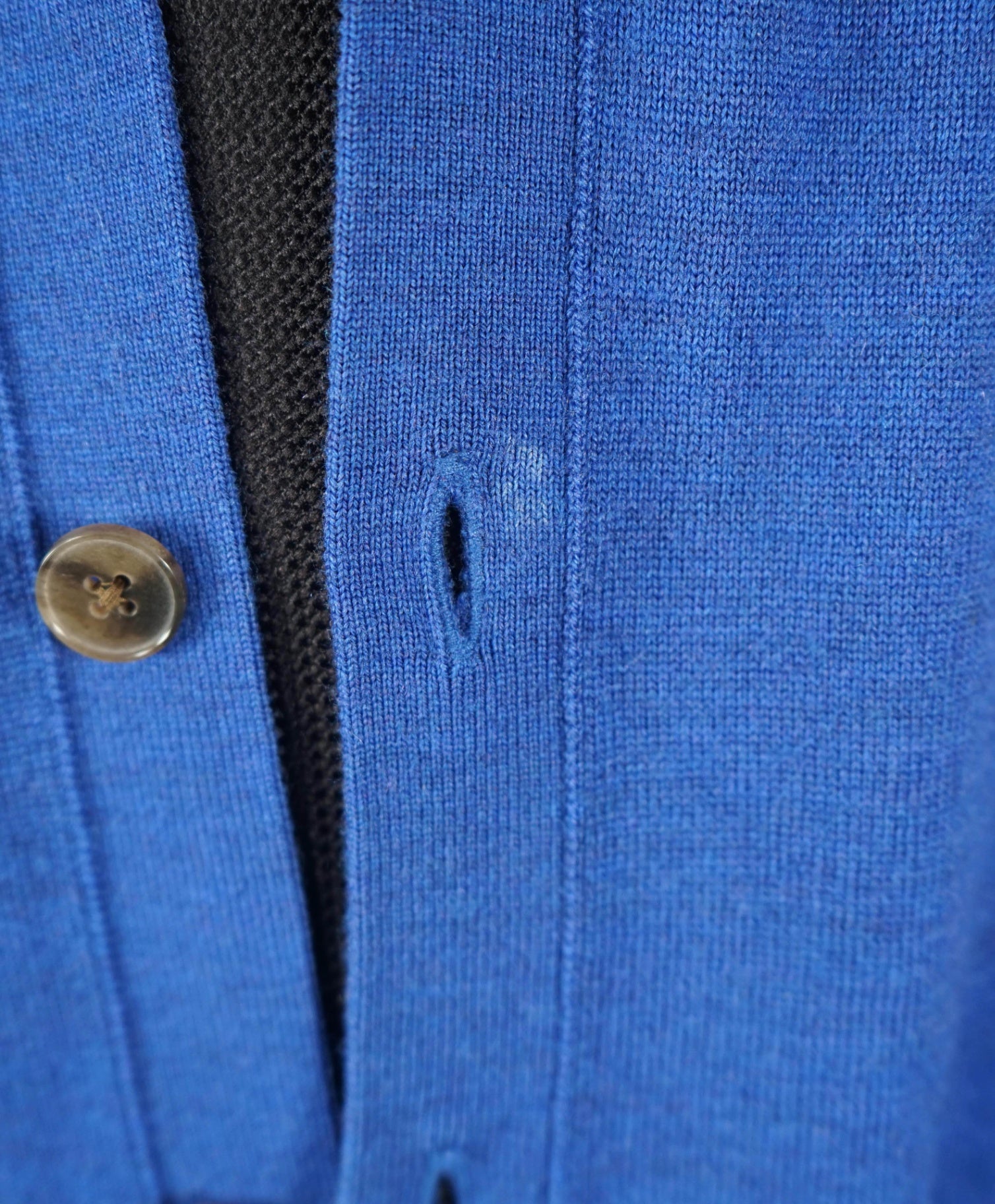 $130 BANANA REPUBLIC - Solid Blue Merino Wool Cardigan - S