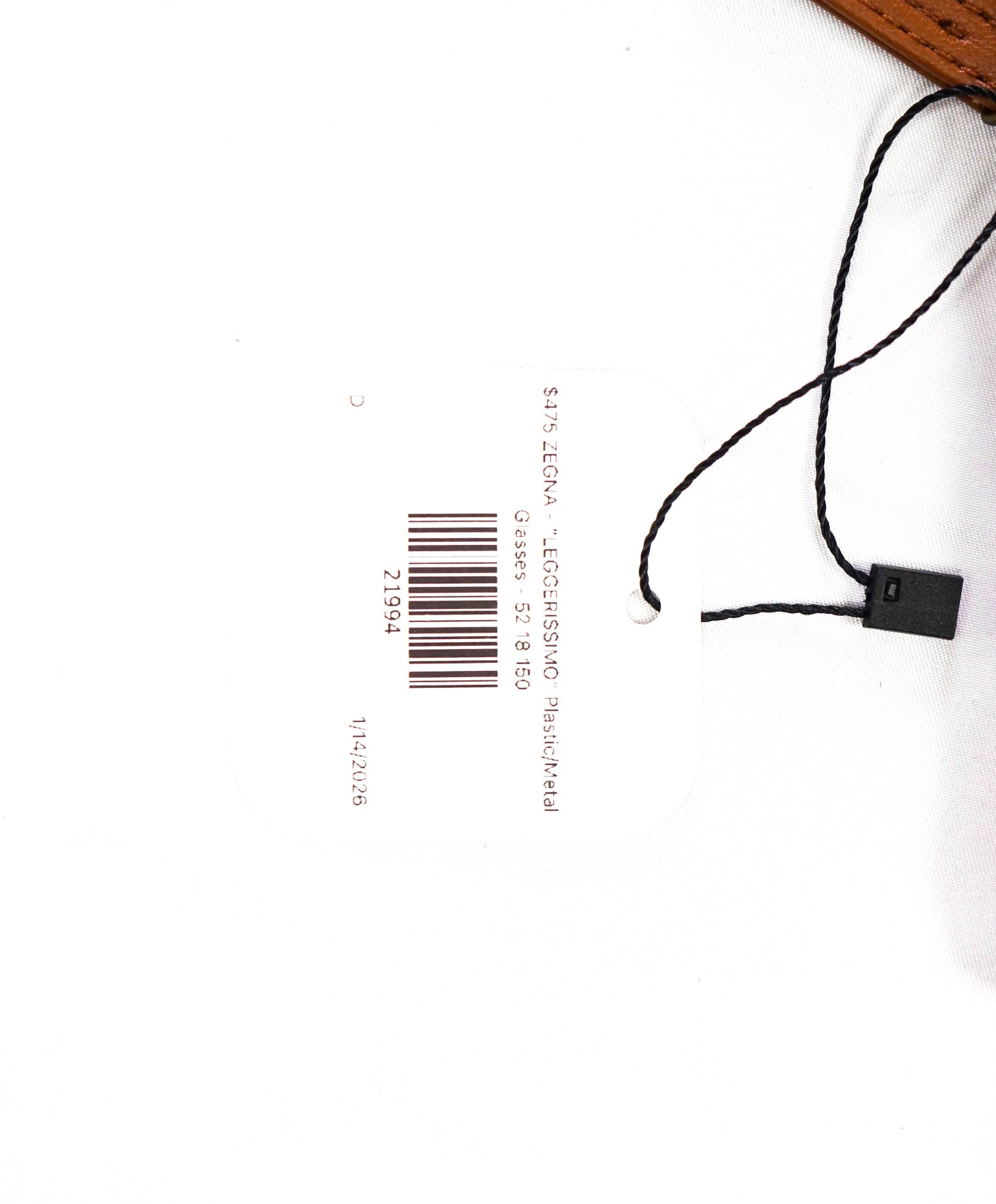 $475 ZEGNA - "LEGGERISSIMO" EZ 5224-D Optical Glasses - 52 18 150