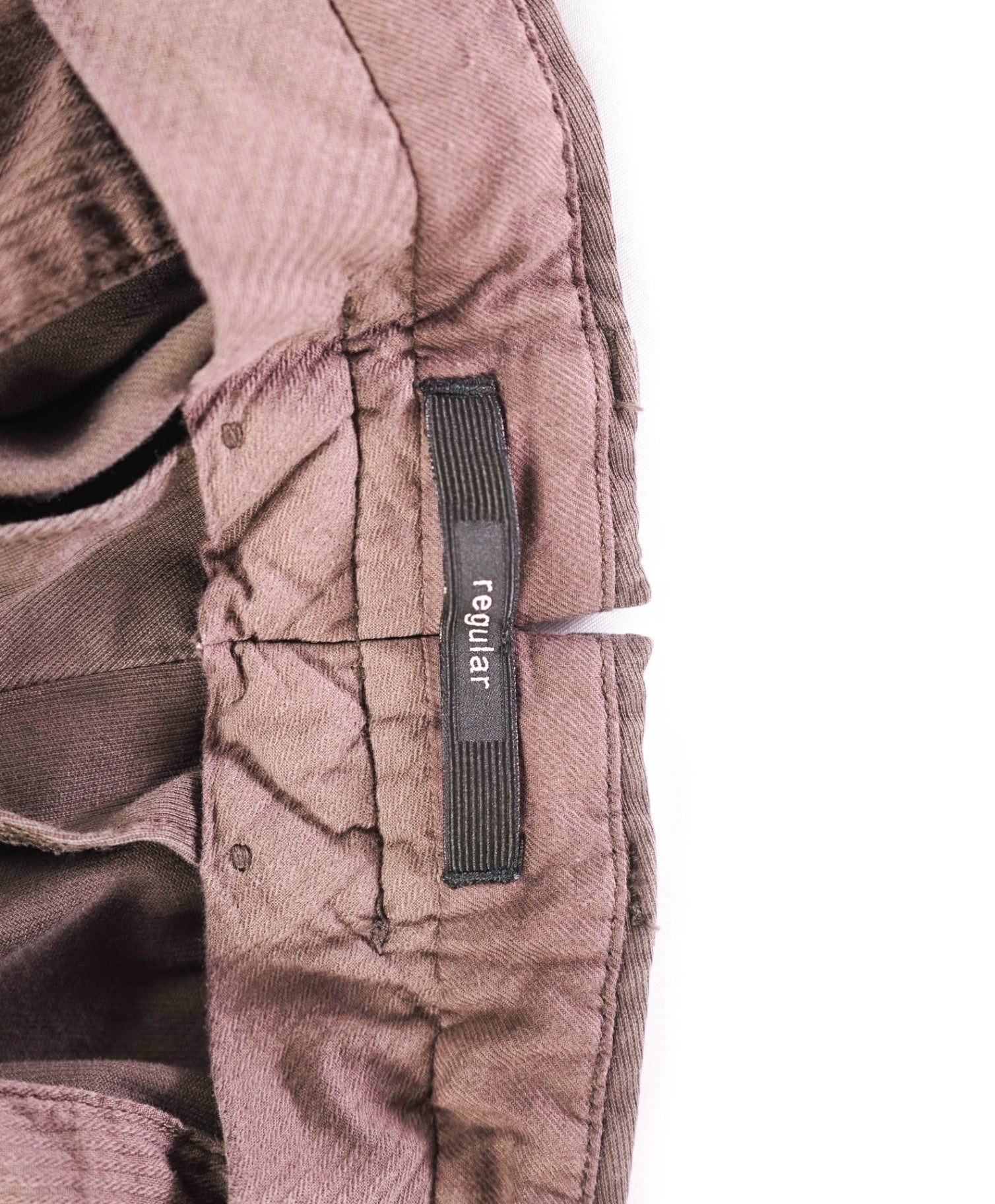 $415 ZEGNA - Dark Brown Cotton Summer Chino - 40W