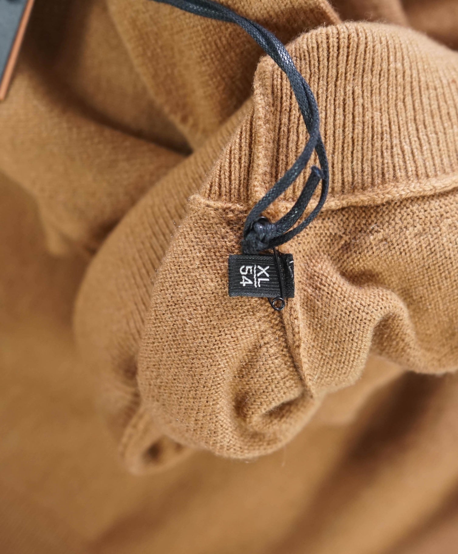 $2,290 ZEGNA - Camel PURE CASHMERE Turtleneck Sweater - XL (54EU)