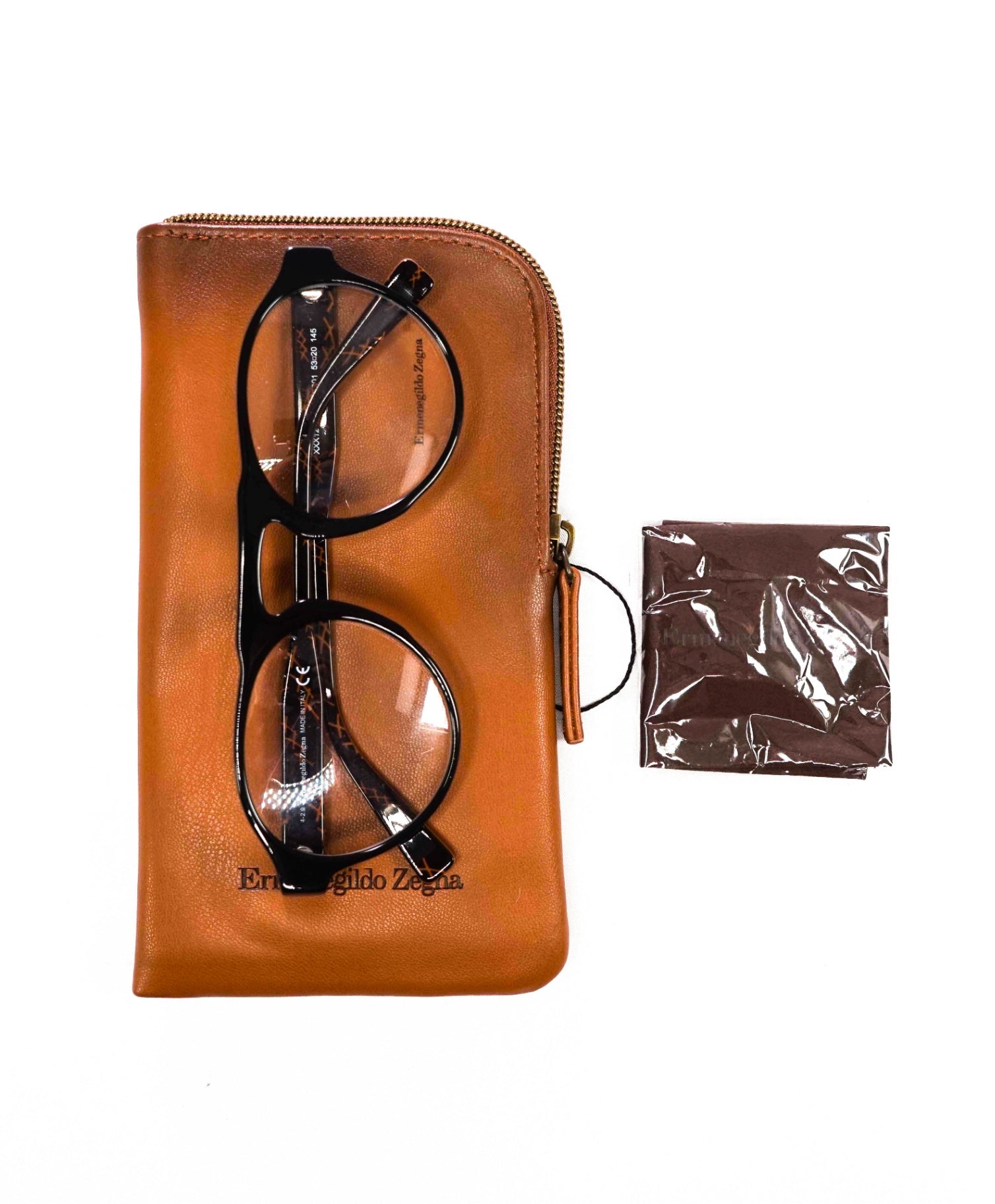 $475 ZEGNA - Plastic Glasses EZ 5188 - 53 20 145