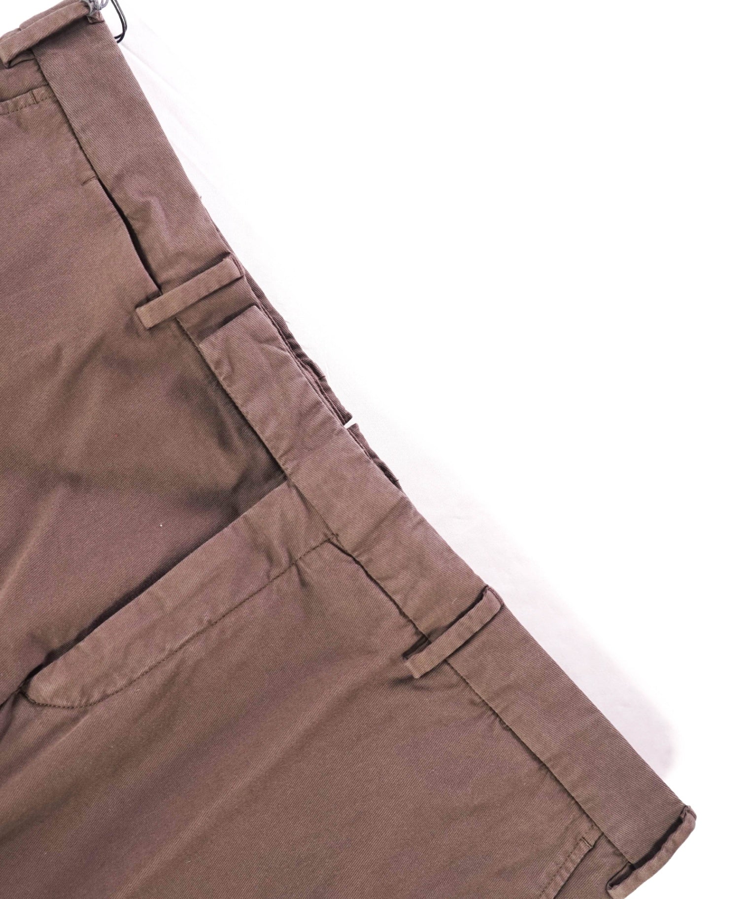 $415 ZEGNA - Dark Brown Cotton Summer Chino - 40W